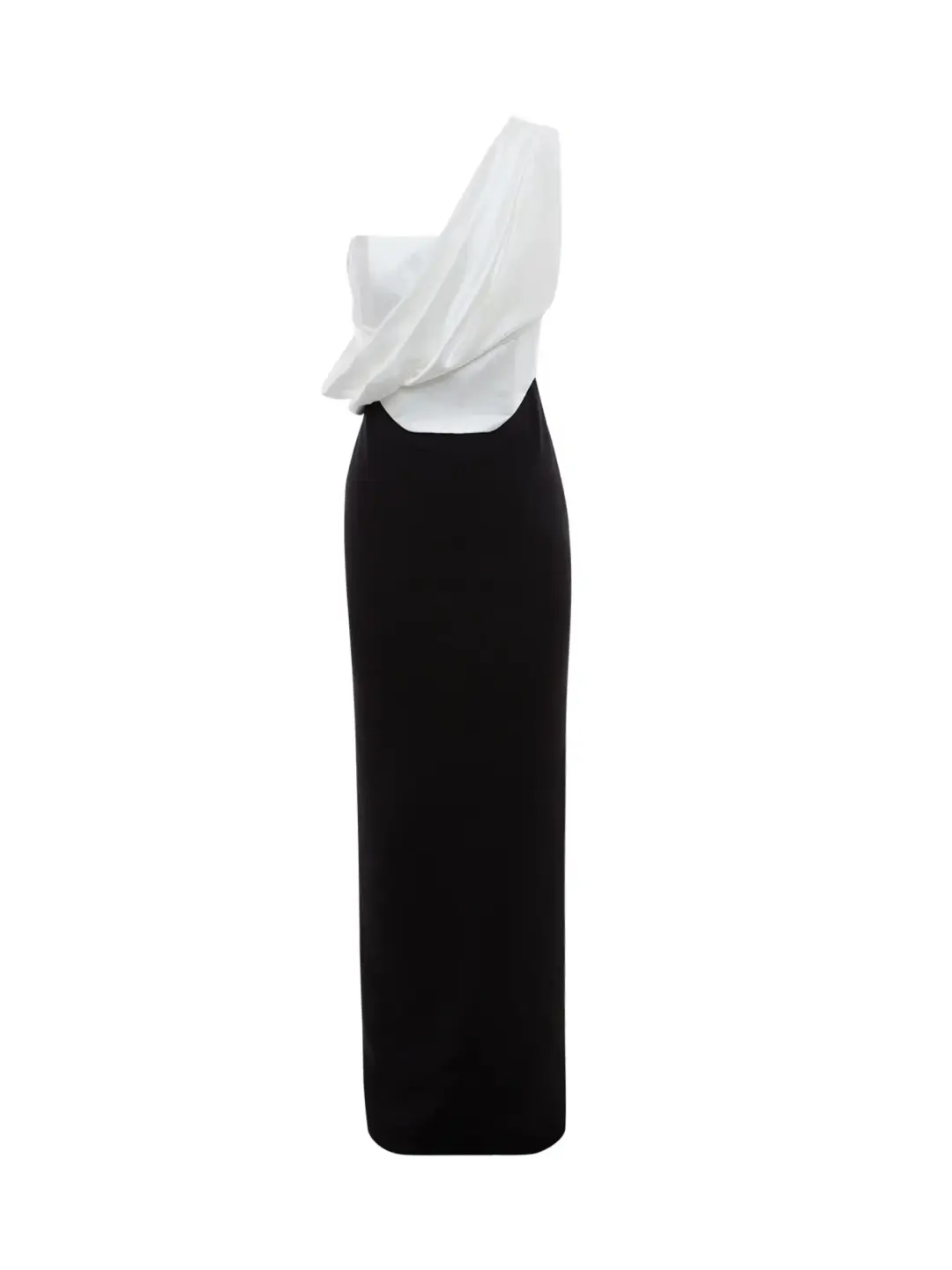 Solace London Kara Maxi Dress Black/Cream Size AU 12 for rent on The Volte - main image