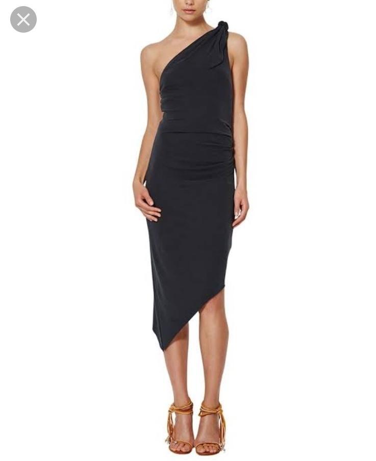 Bec & Bridge Midi Dress Navy Size 8 - Image 1