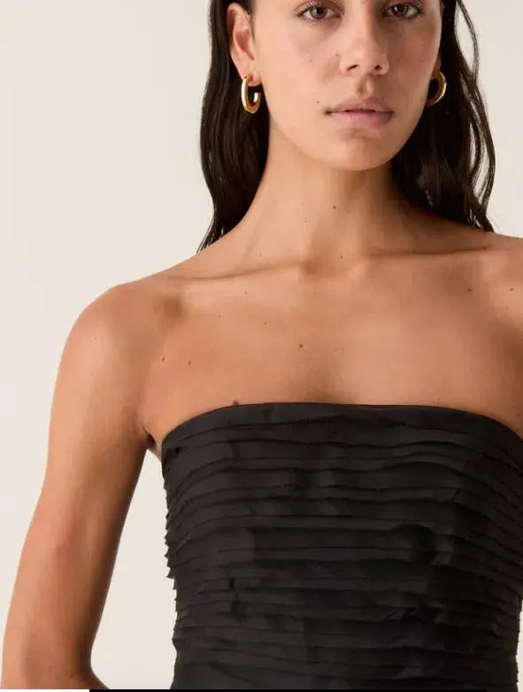 Aje Soundscape Maxi Dress in Black Size 6 - Image 4