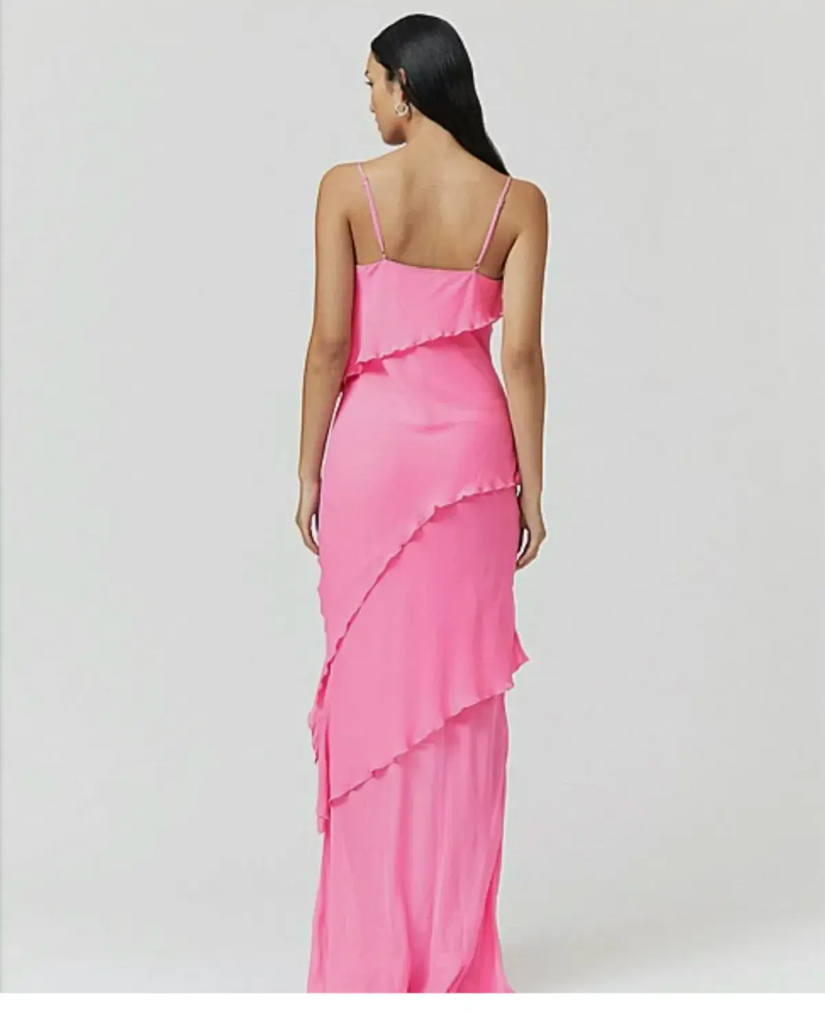 Suboo Tanya Strappy Cowl Neck Midi Dress Rose PInk Size S / AU 8 - Image 3