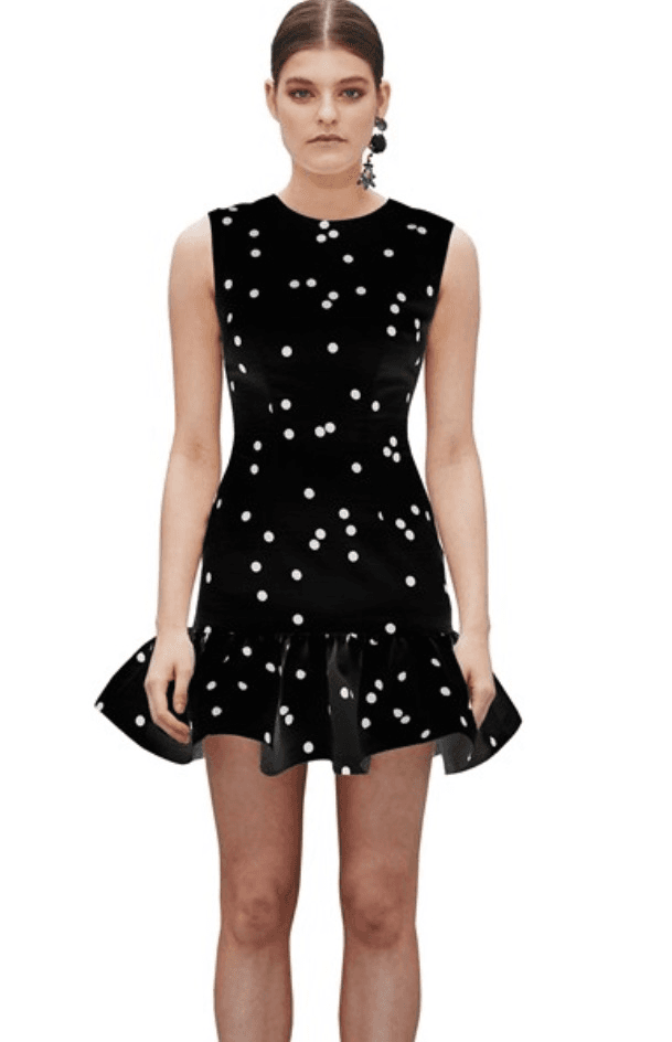 By Johnny Confetti Gathered Mini Dress Size 10/M - Image 2