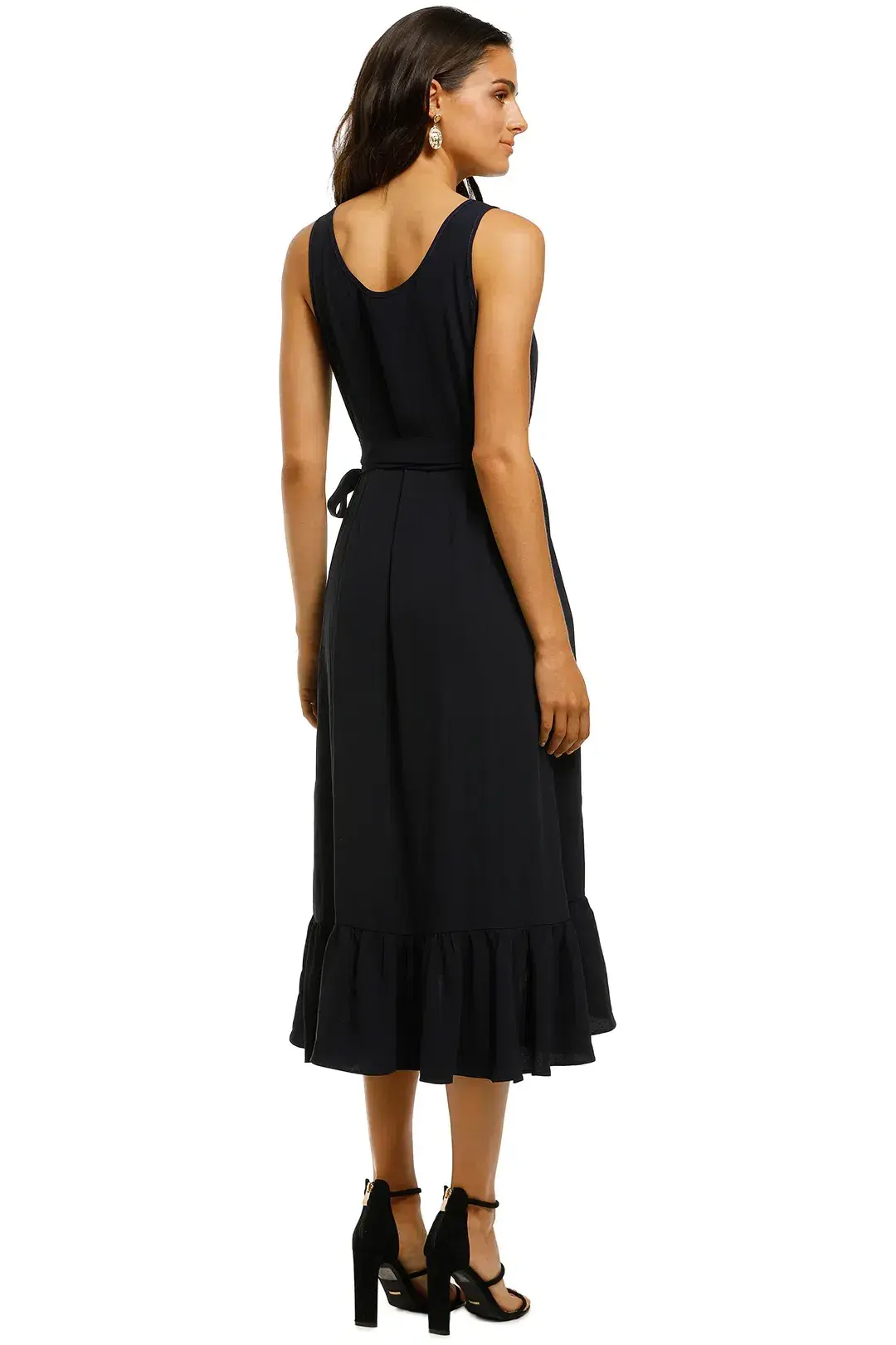 Tania Olsen Brit Midi Dress in Navy Size 16 - Image 3