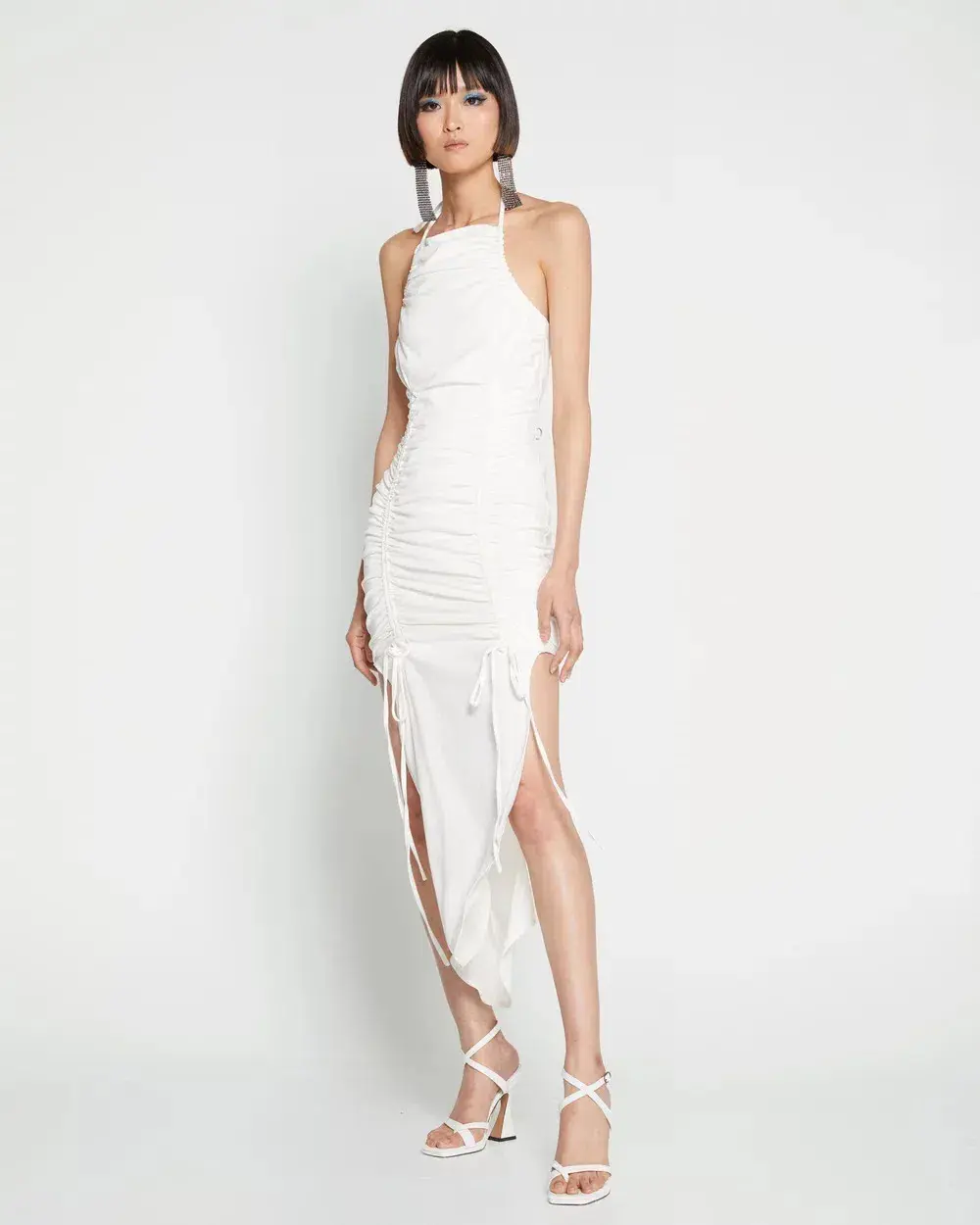 WNTRMSE Lola Midi Dress Cloud White Size XS / AU 6 for rent on The Volte - main image