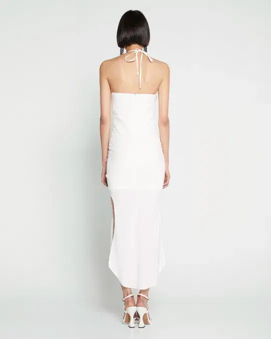 WNTRMSE Lola Midi Dress Cloud White Size XS / AU 6 - Image 3
