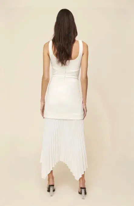 Sheike Hannah Midi Dress White Size 6 - Image 2