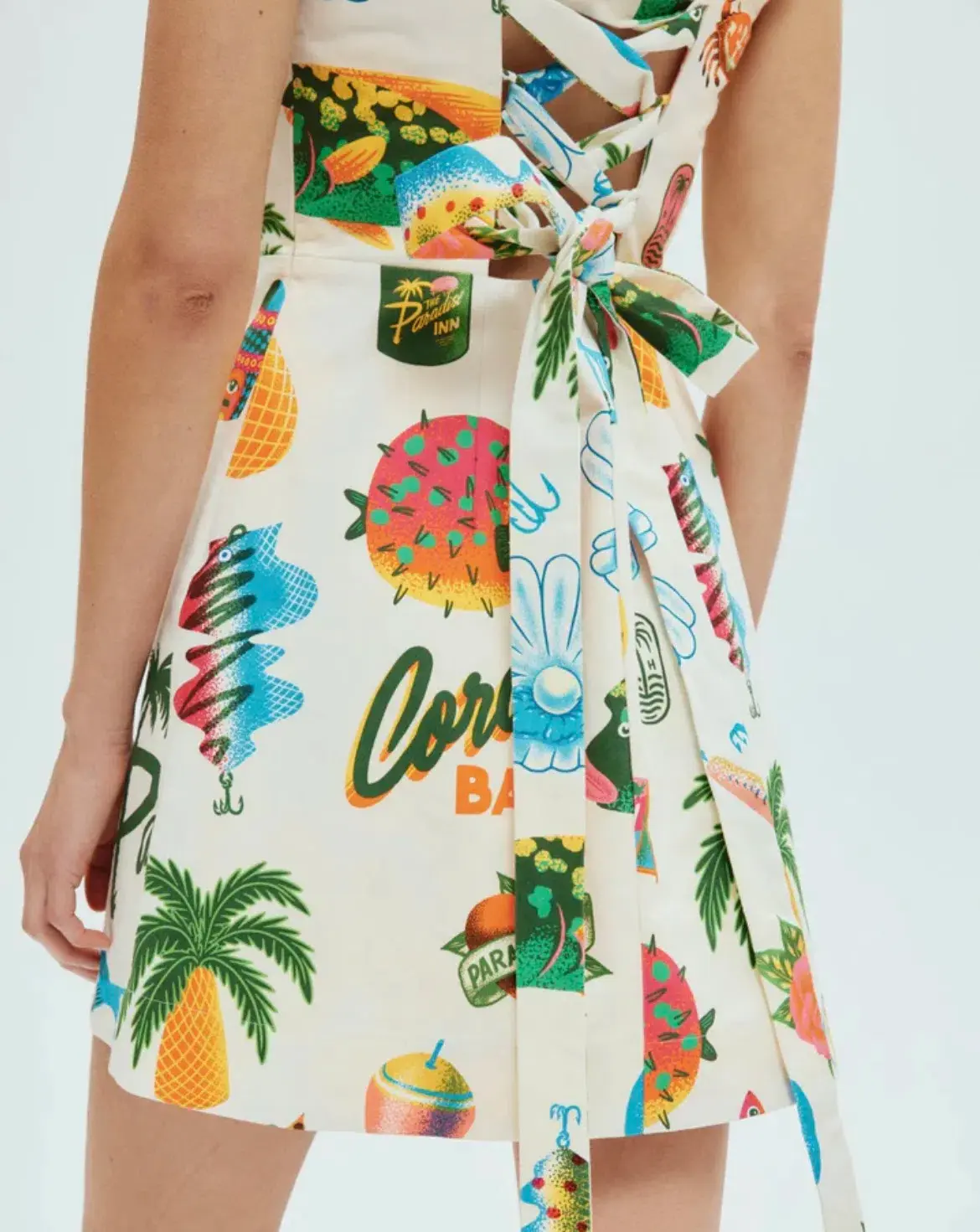 Alemais Samaki Mini Dress Print Size 10 - Image 2