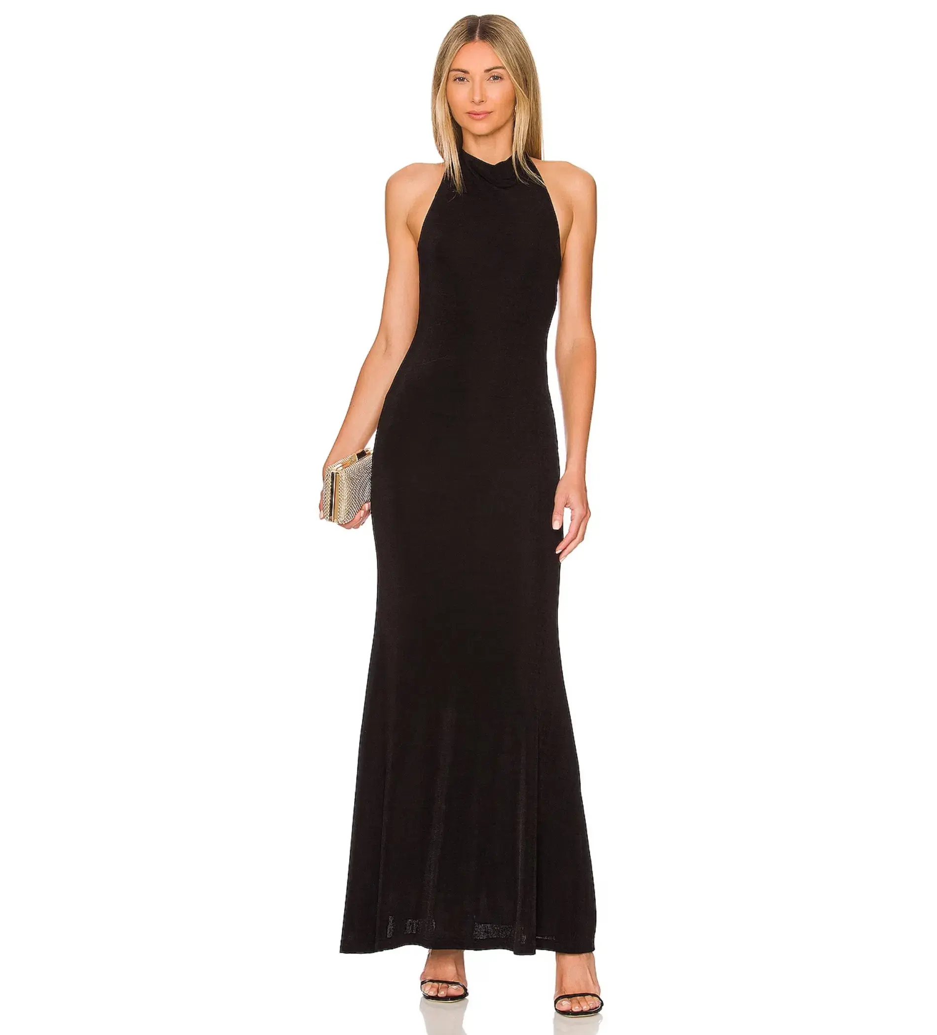 MISHA Lois Dress Black Size 14 - Image 1