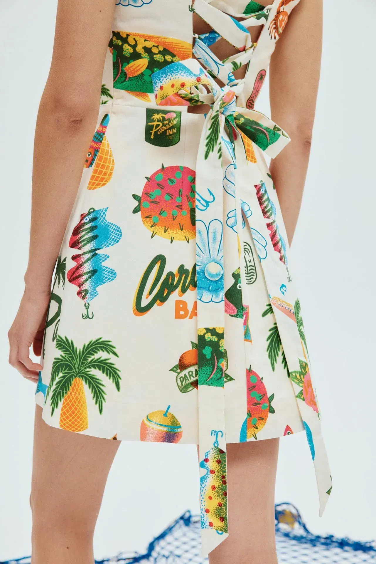 Alemais Samaki Mini Dress Print Size AU 10  - Image 3