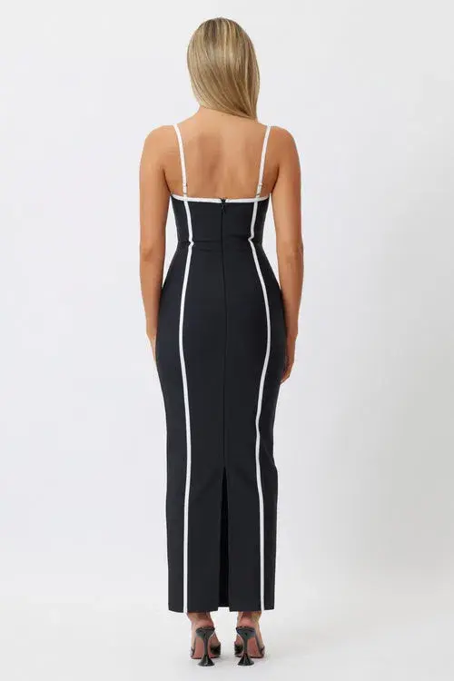 Bianca and Bridgett Elanor Midi Dress in Black Size 6 - Image 4