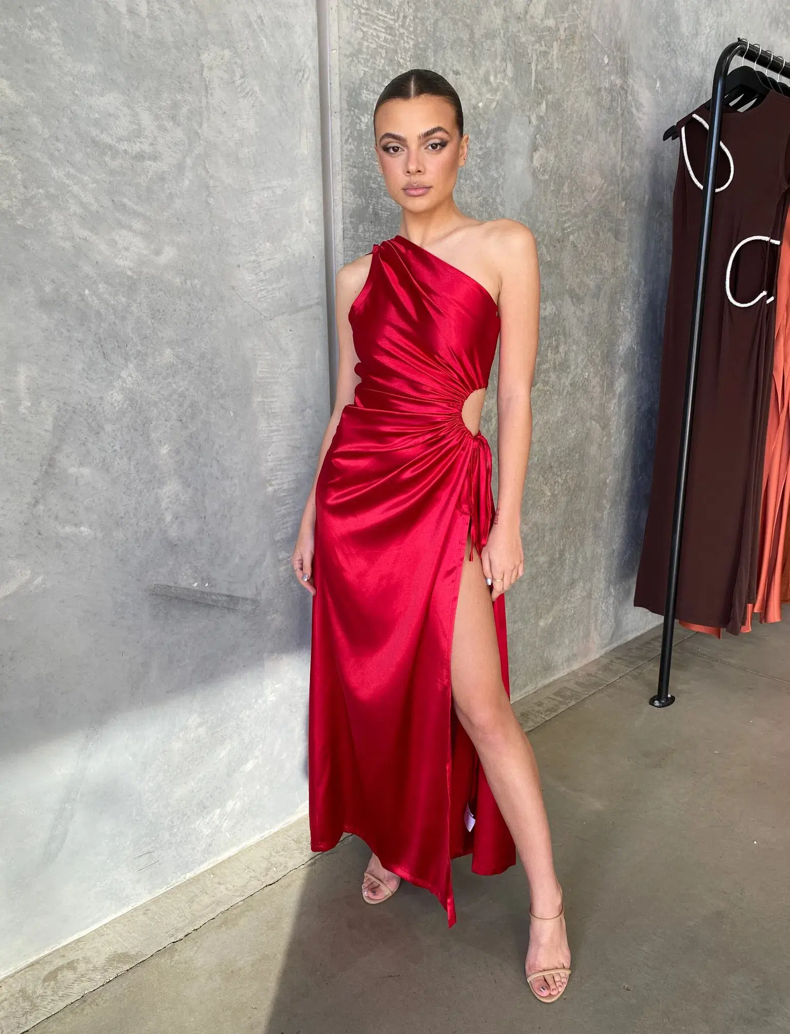Sonya Moda Nour Dress in Red Size XS/ AU 6 - Image 1