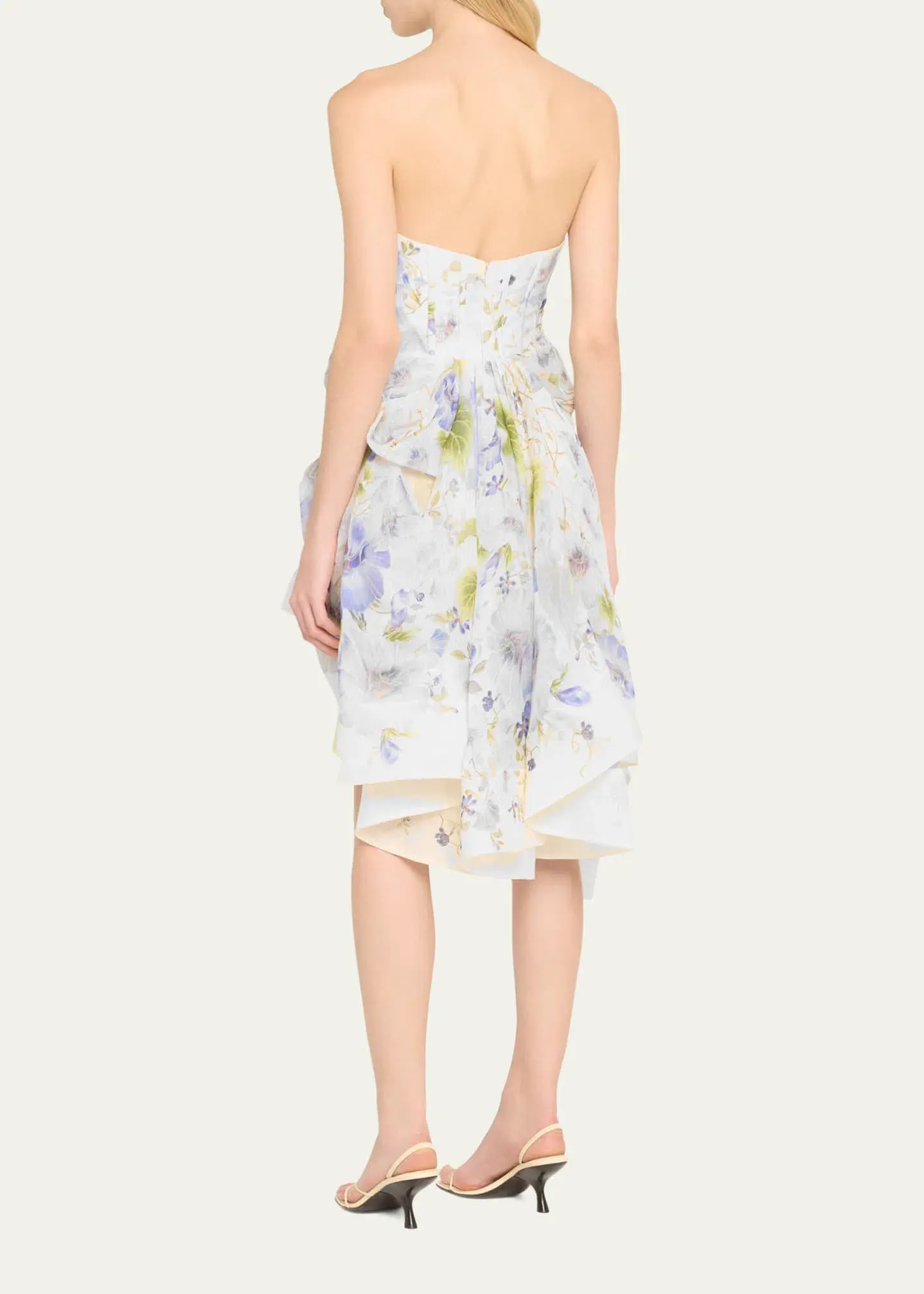 Zimmermann Natura Draped Mini Blue Floral Size 1 / AU 10  - Image 2