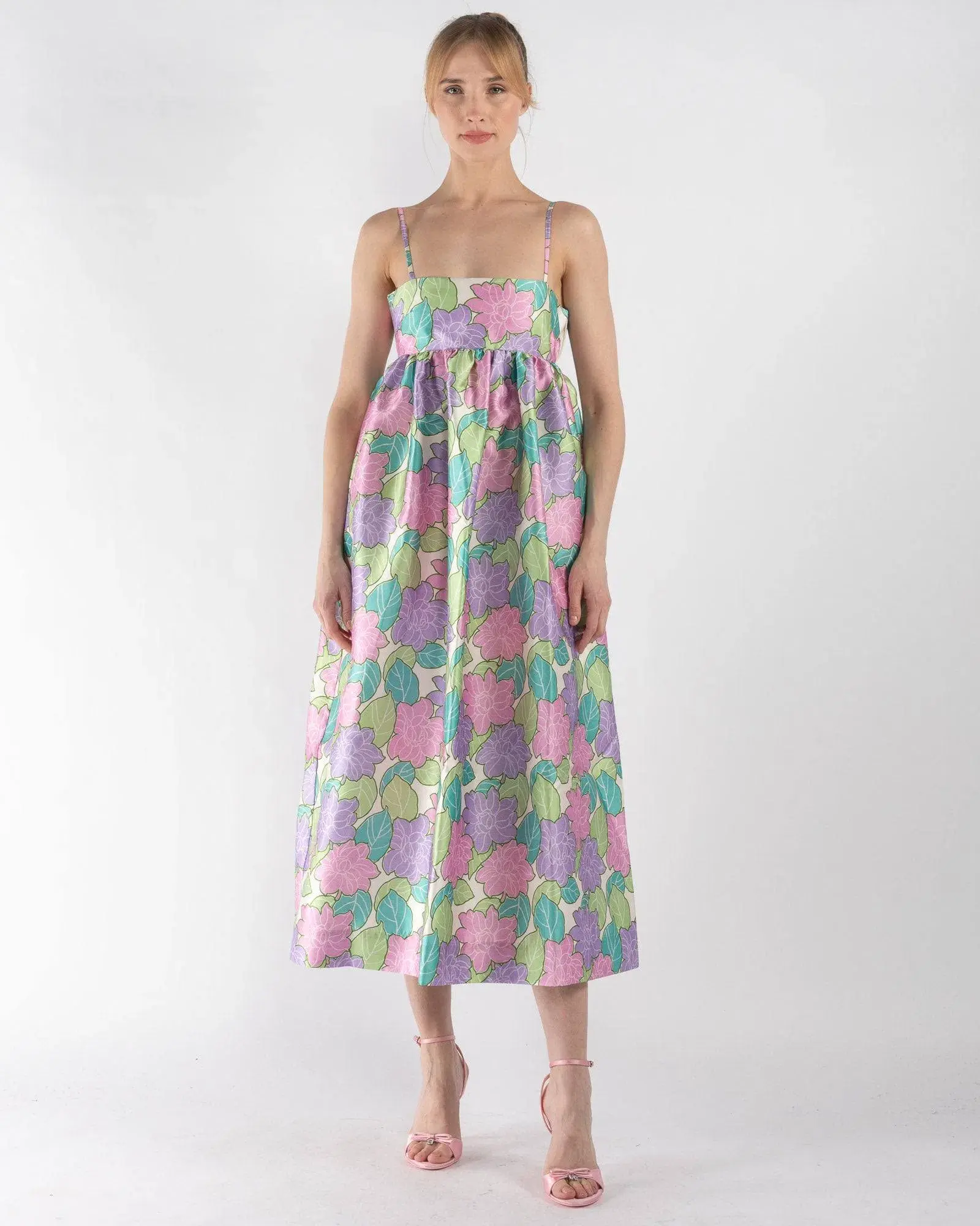 Alemais Luella Midi Dress Floral Size 10 - Image 1