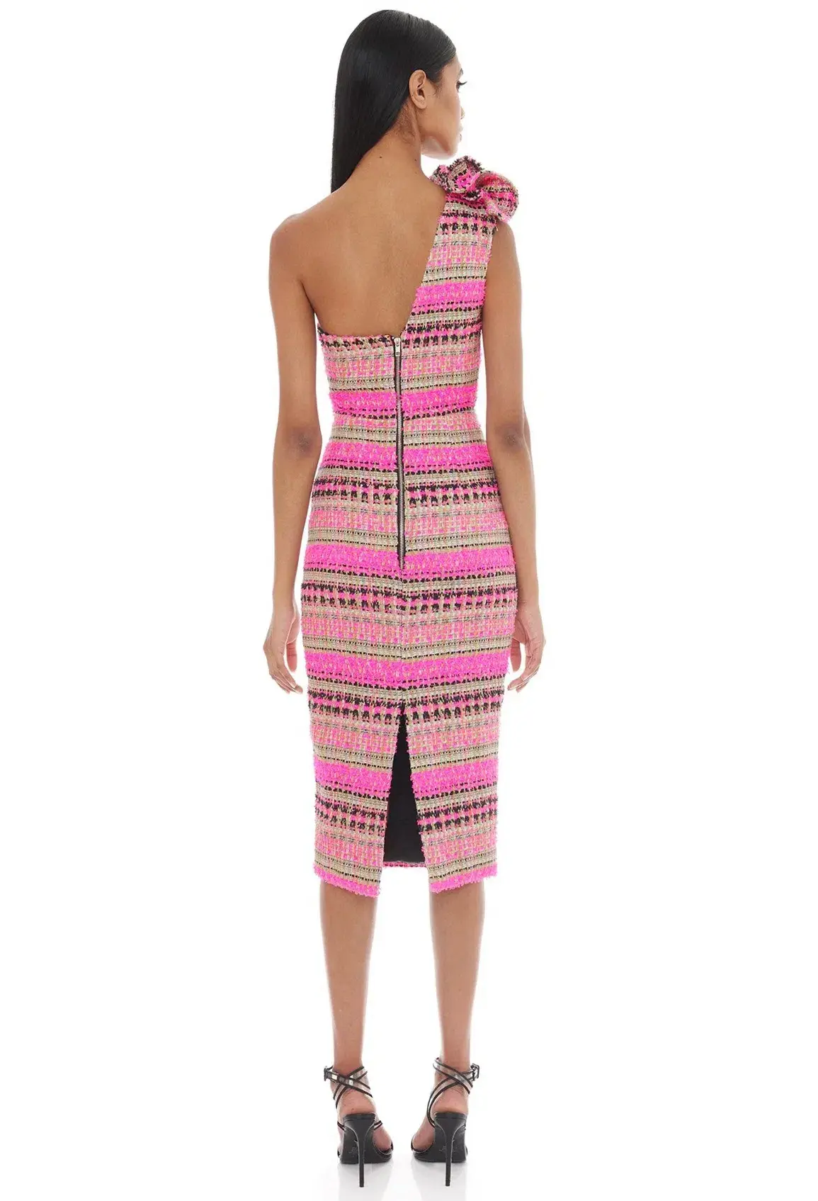 Eliya the Label Dahlia Midi Dress Pink Size XS / AU 6 - Image 3