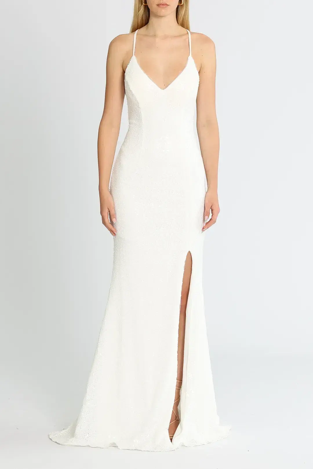Tania Olsen India Gown in White Size 8 for rent on The Volte - main image