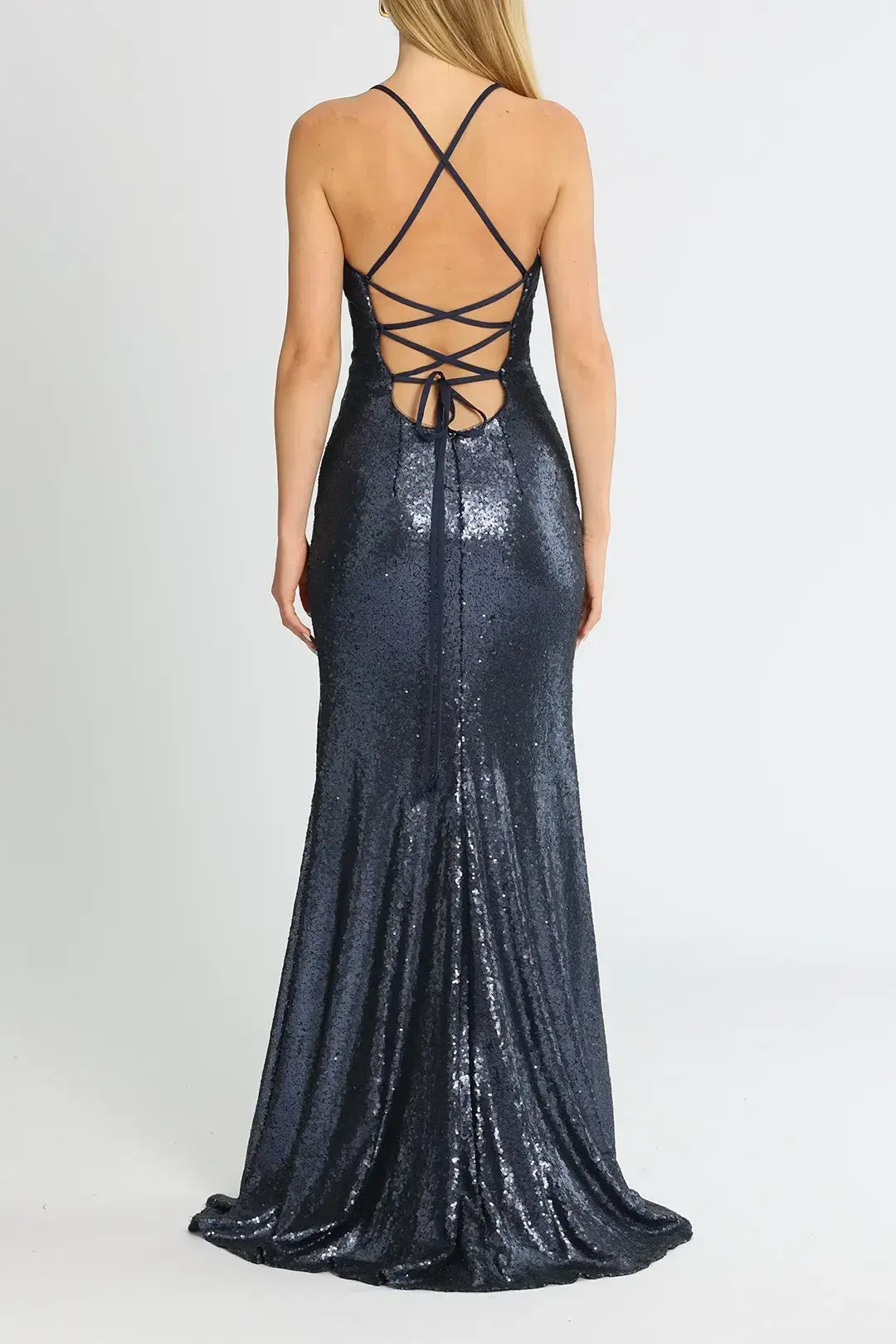 Tania Olsen India Gown Navy Size 10 - Image 3