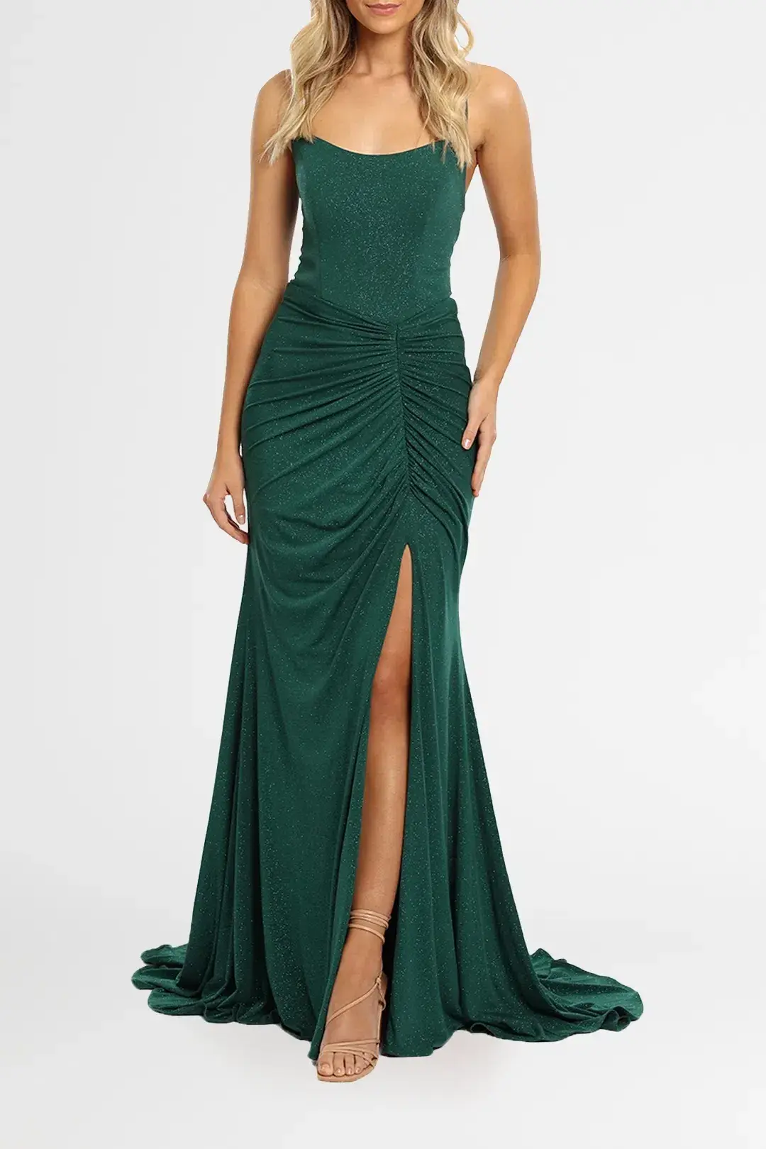 Tania Olsen Shanghai Gown Green Size 10 for rent on The Volte - main image