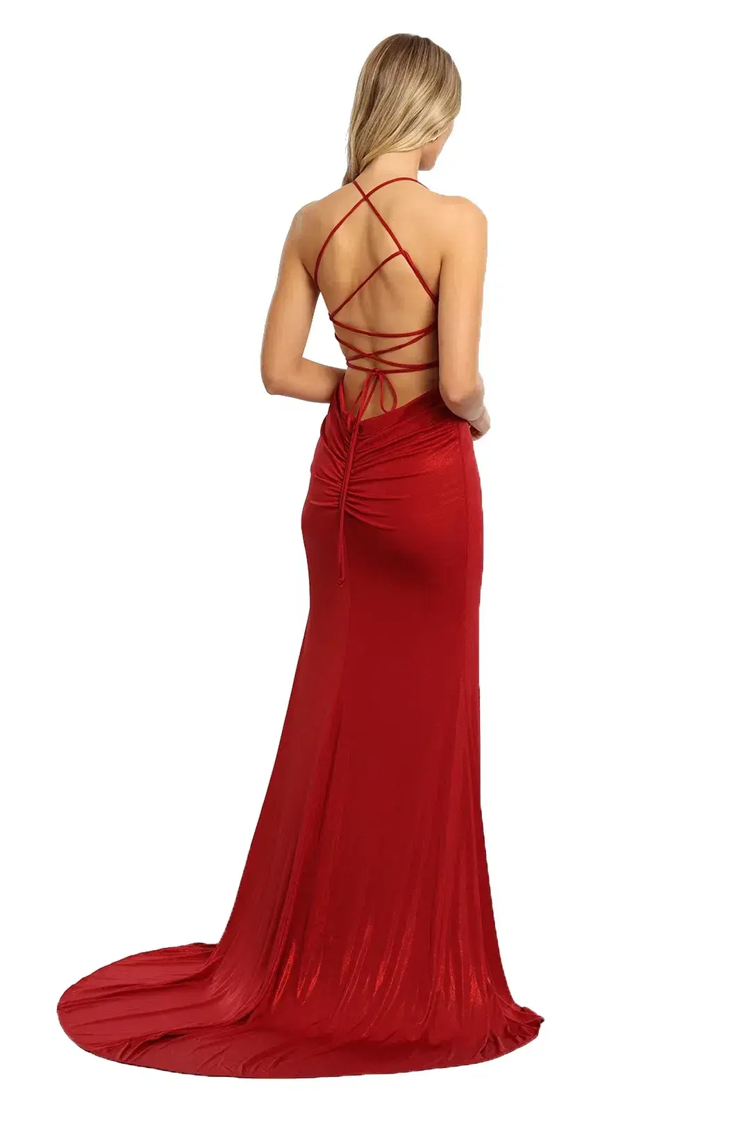 Tania Olsen Milton Gown in Red Size 6 for rent on The Volte - main image