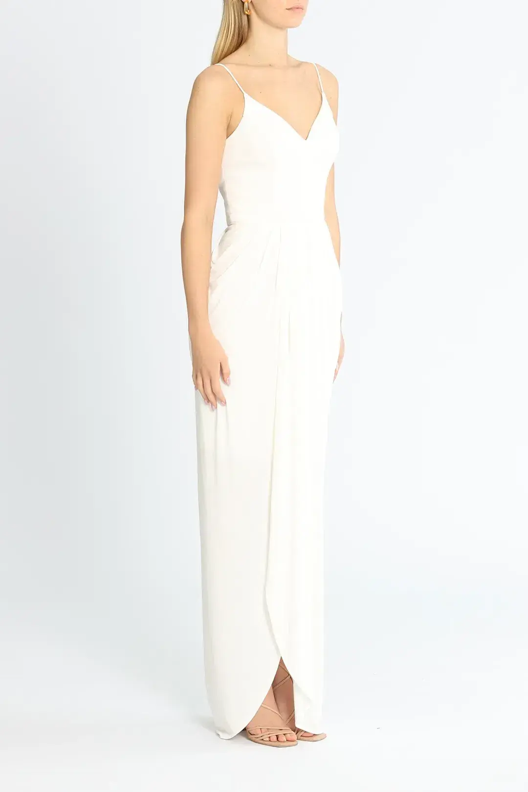 Tania Olsen Claire Gown in Vintage White Size 8 - Image 2