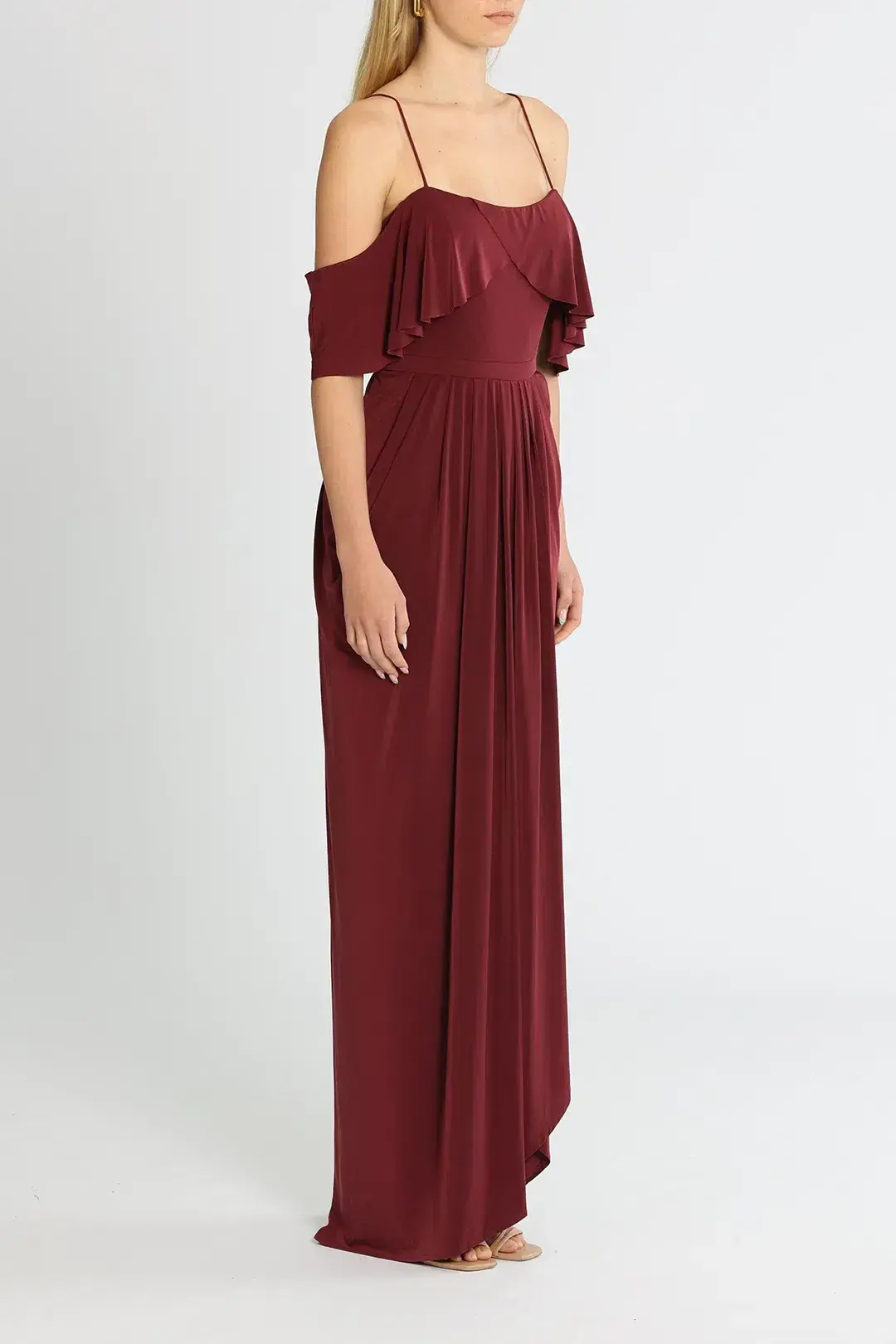 Tania Olsen Arianna Gown in Wine Size 10 - Image 2