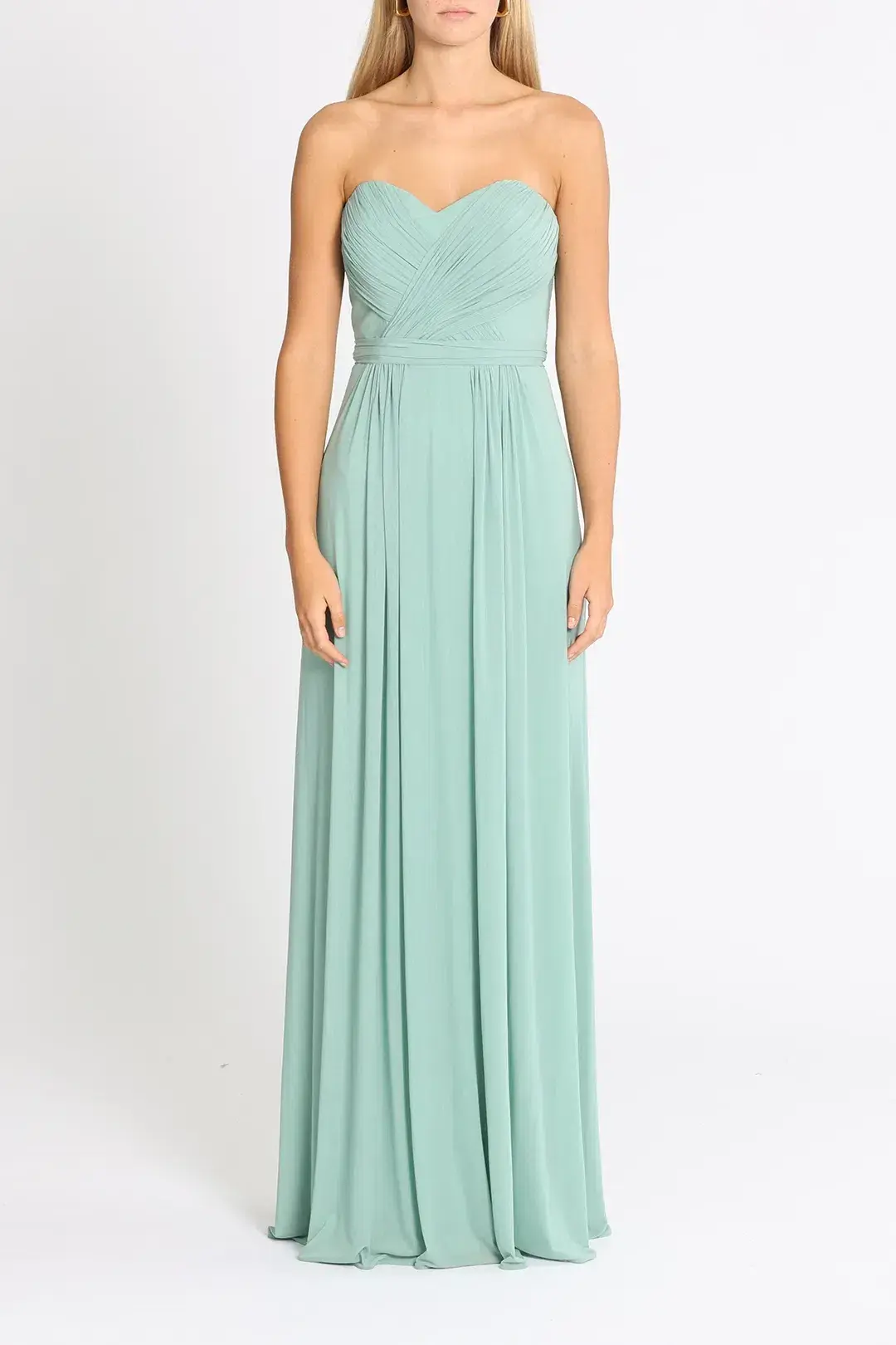 Tania Olsen Raven TO832 Strapless Gown in Mint Size 10 - Image 1