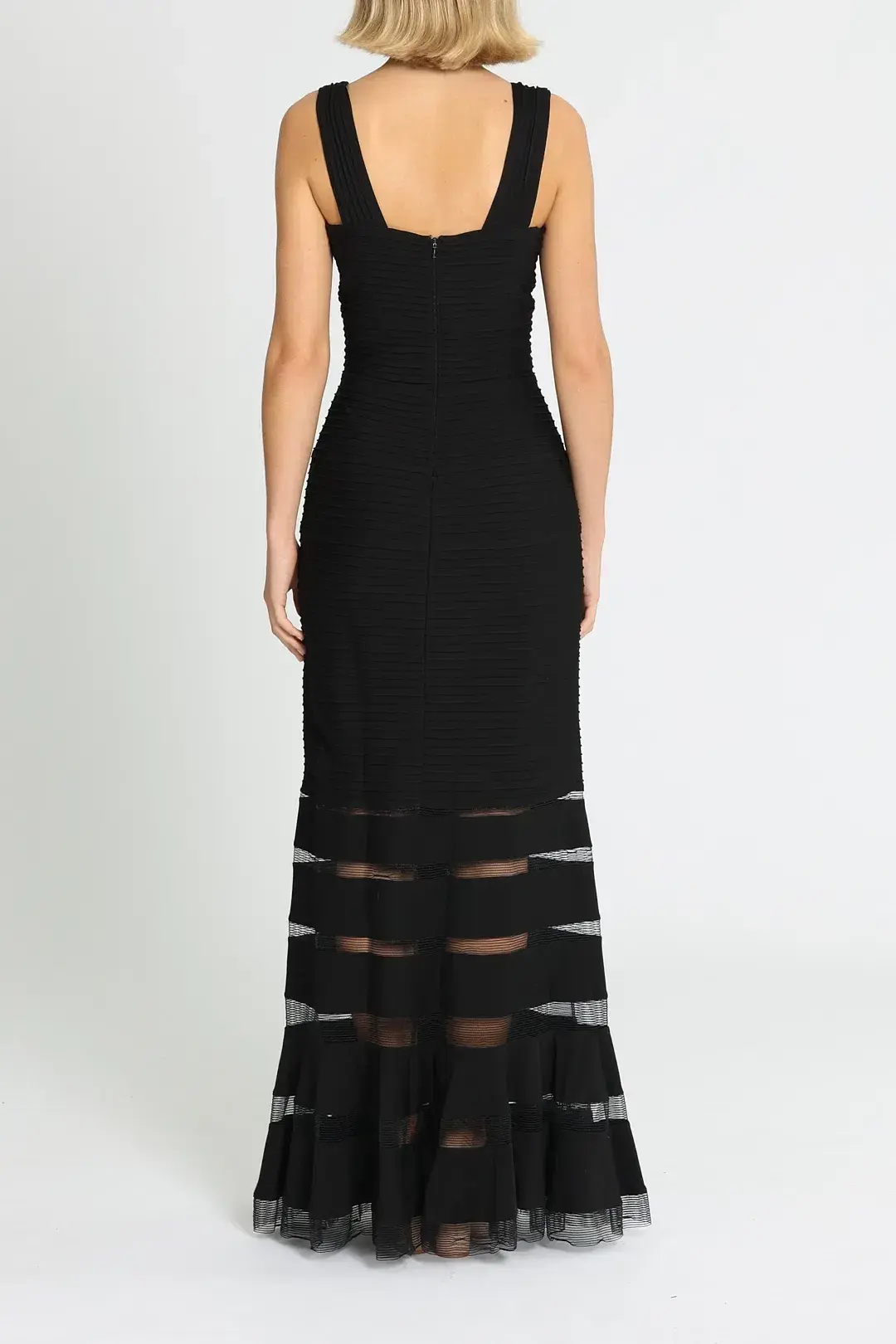 Tadashi Shoji Annika Dress in Black Size 8 - Image 3