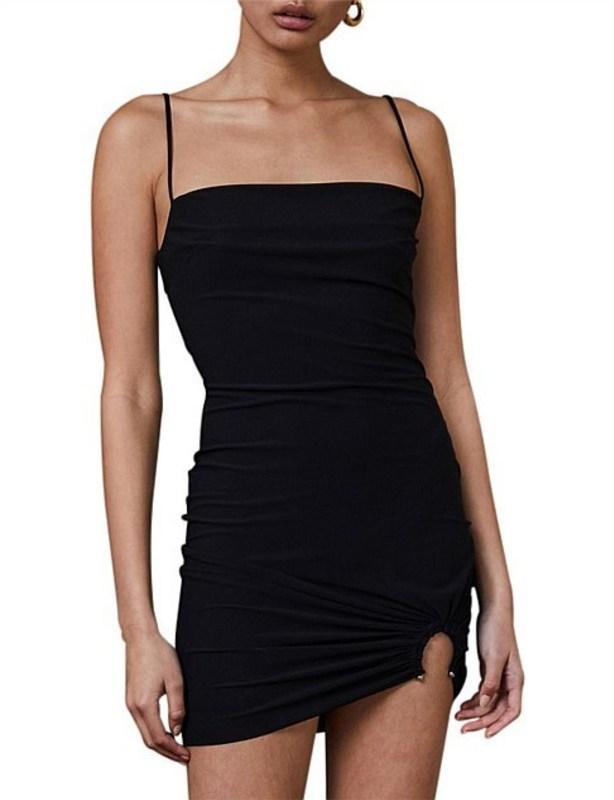 Bec & Bridge Minx Mini Dress Black Size AU 8 - Image 4