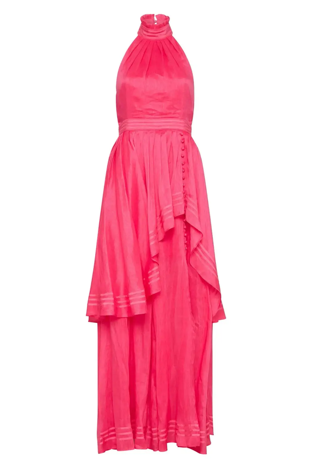 Aje Sienna Maxi Dress Berry Pink Size 6 for rent on The Volte - main image