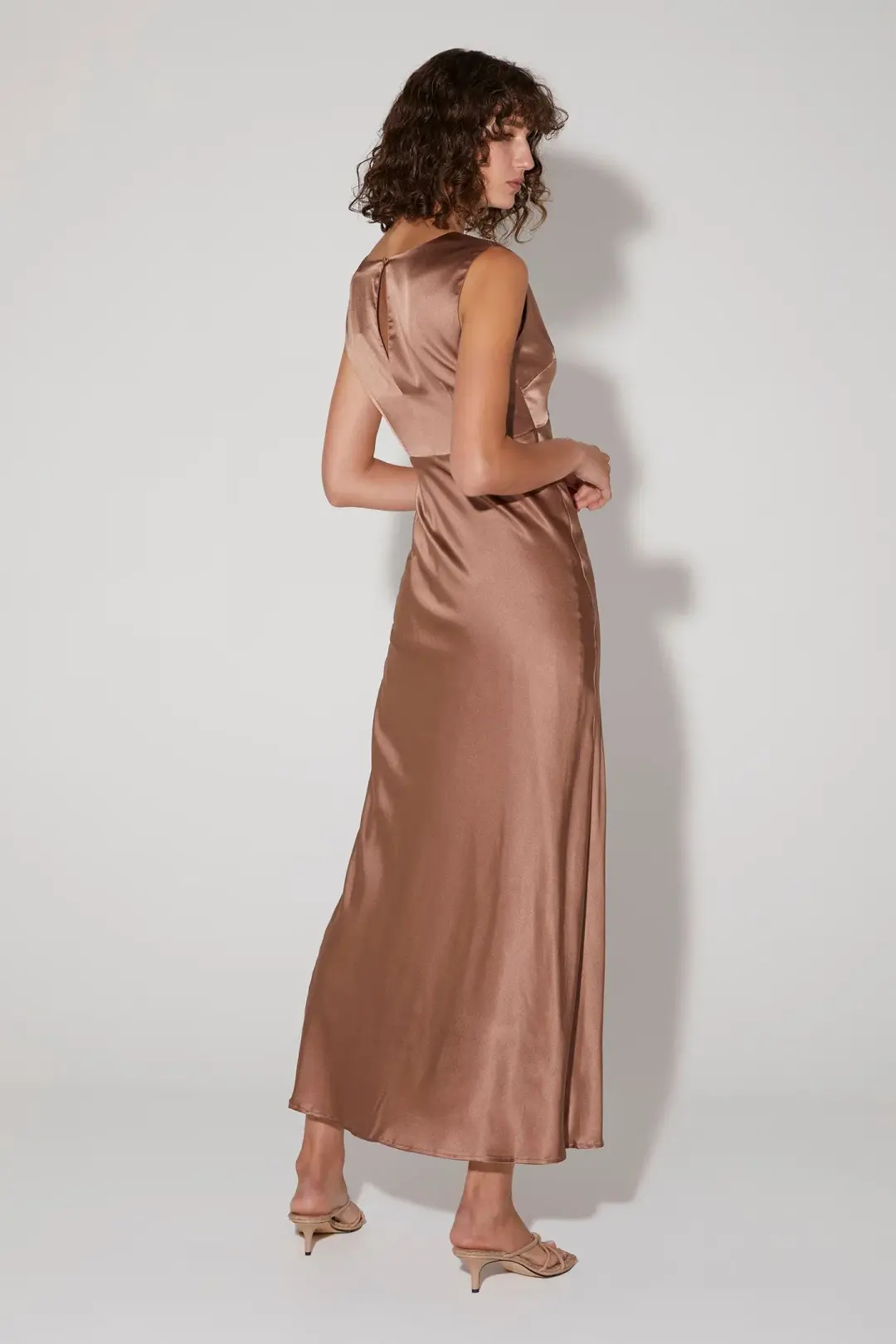 Hansen and Gretel Jessa Dress Brown Size XS/ AU 6 for rent on The Volte - main image