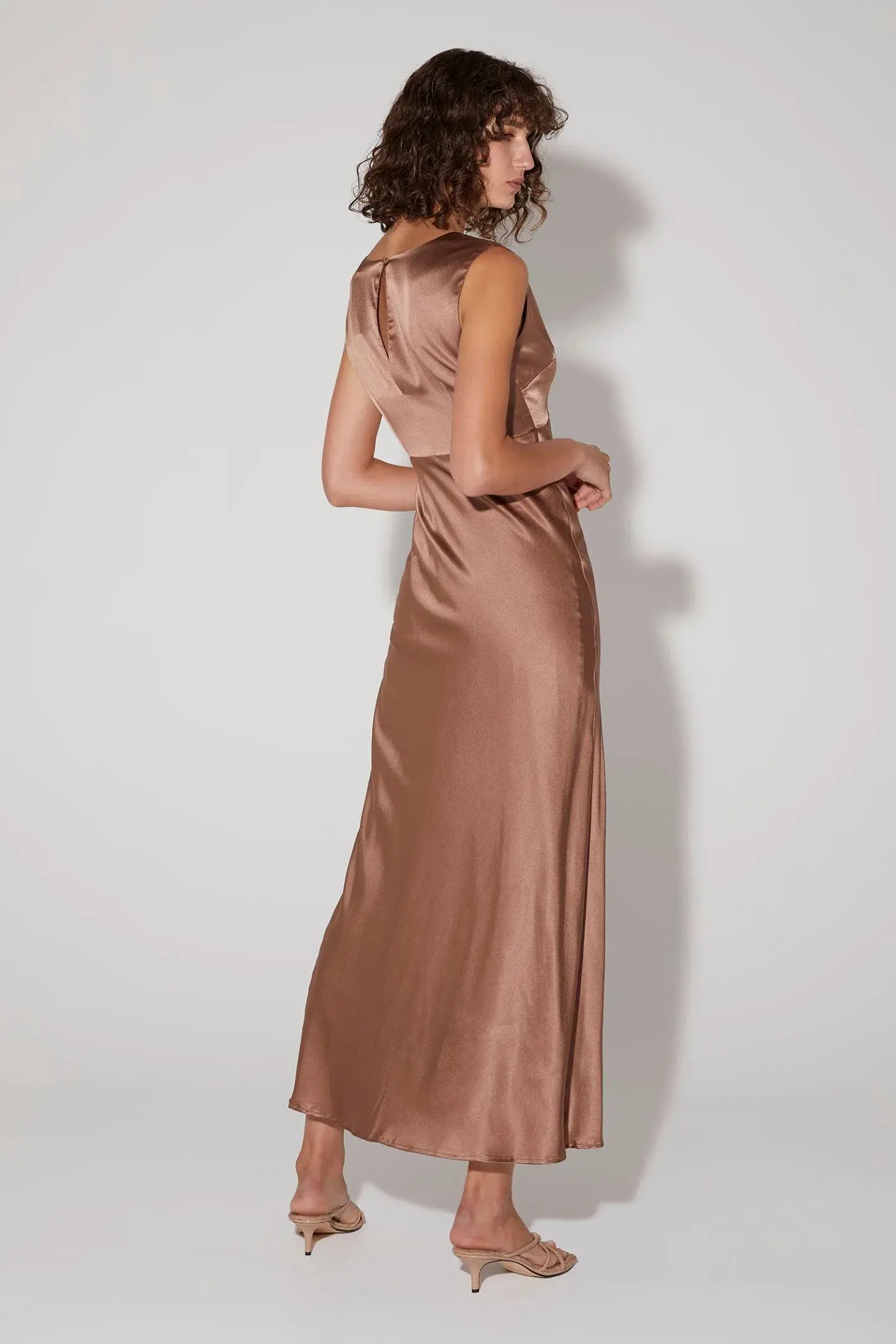 Hansen and Gretel Jessa Dress Brown Size XS/ AU 6 - Image 2
