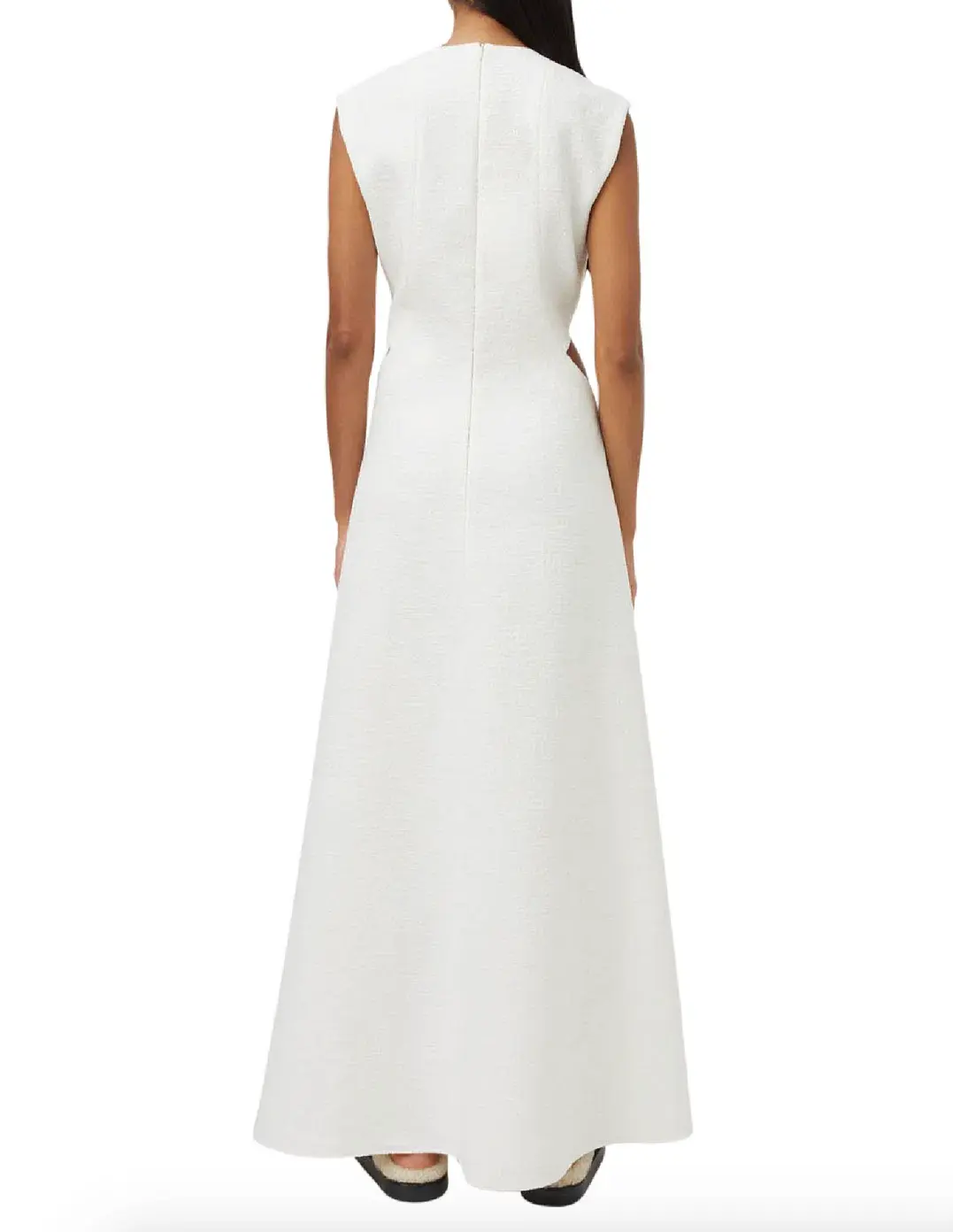 Camilla and Marc Hoxton Maxi Dress Cream Size 10 - Image 4