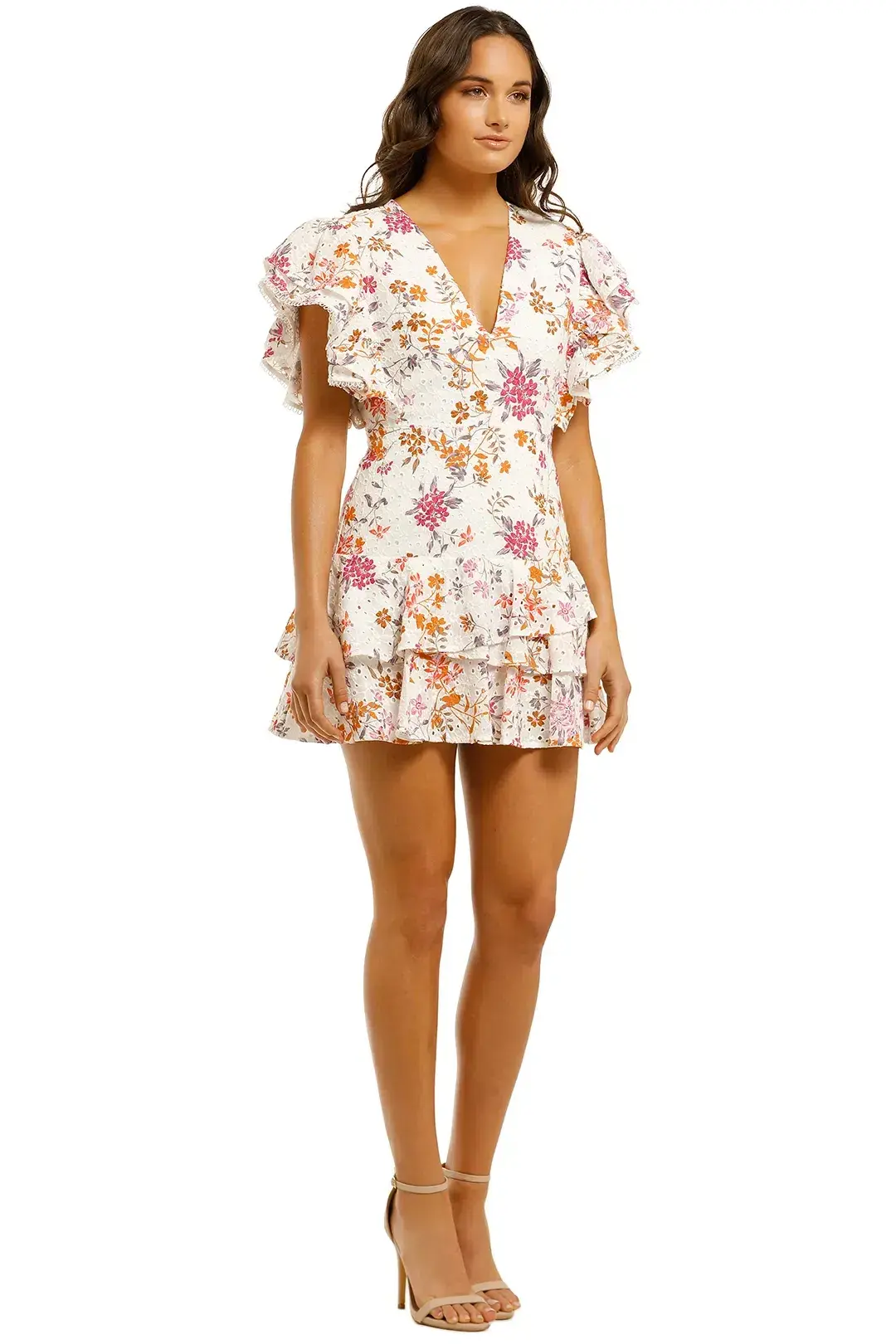 Talulah Jasmine Vines Mini Dress in Print Size 6 - Image 2