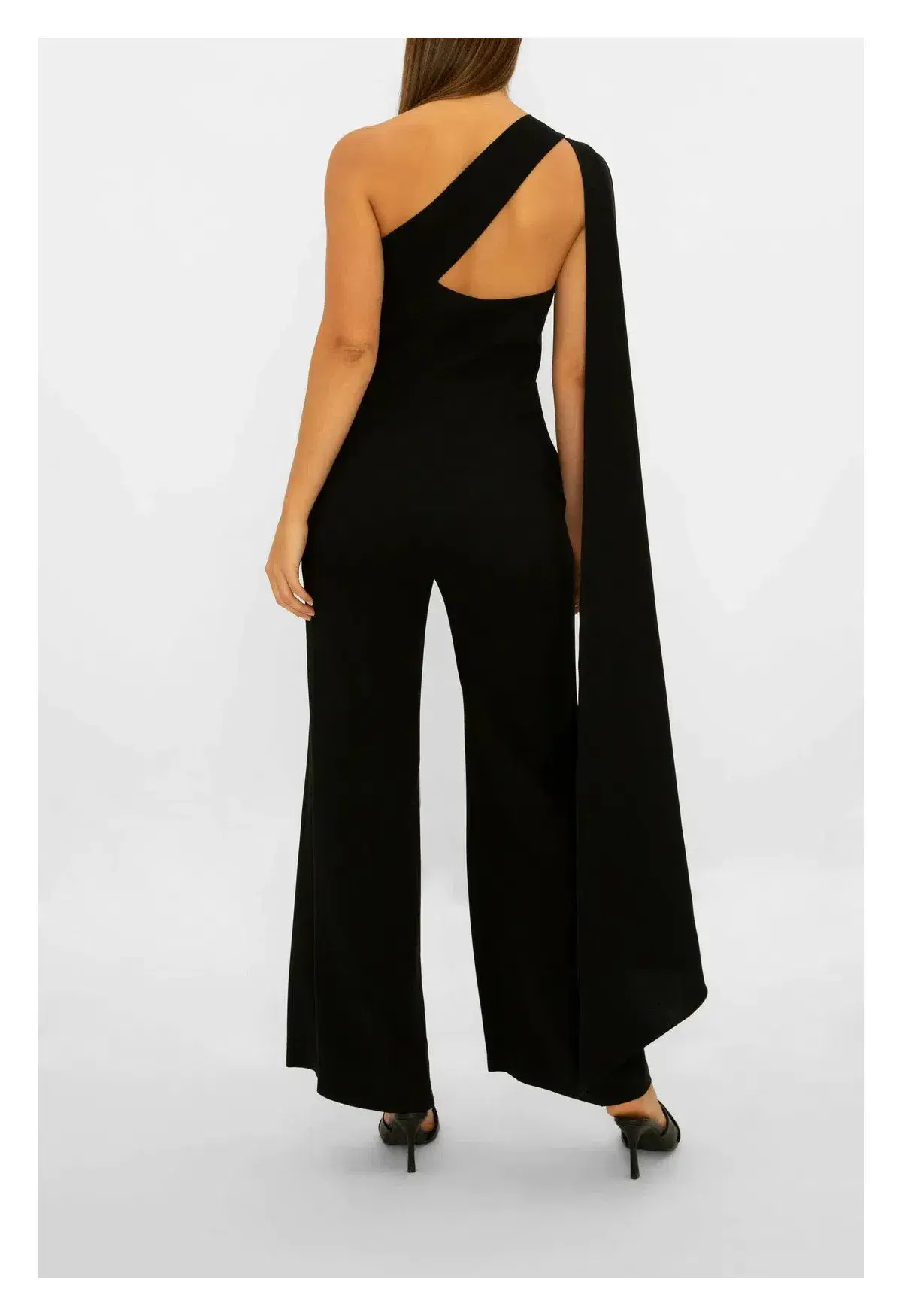 Carla Zampatti Homage to Carla Jumpsuit Black Size 8 - Image 2