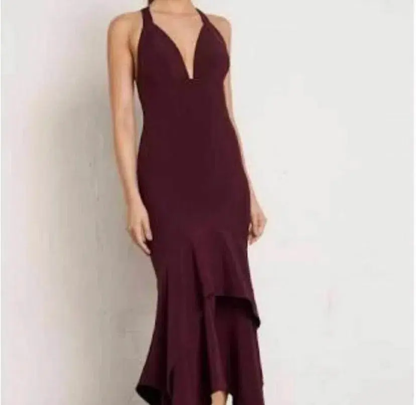 Sheike Barcelona Dress Burgundy Size 14 - Image 1