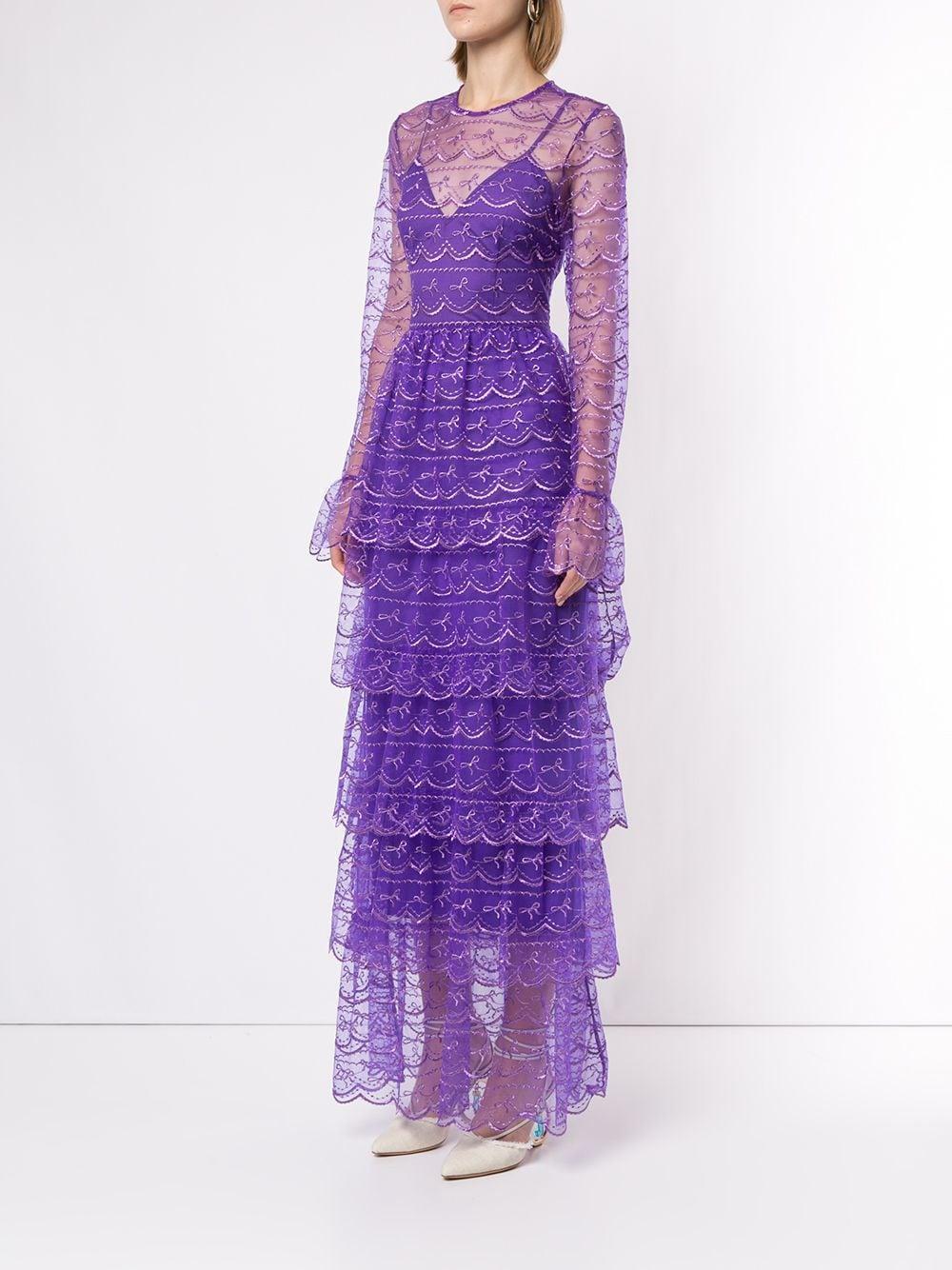Alice McCall Satellite of Love Dress Violet Size 8 - Image 1