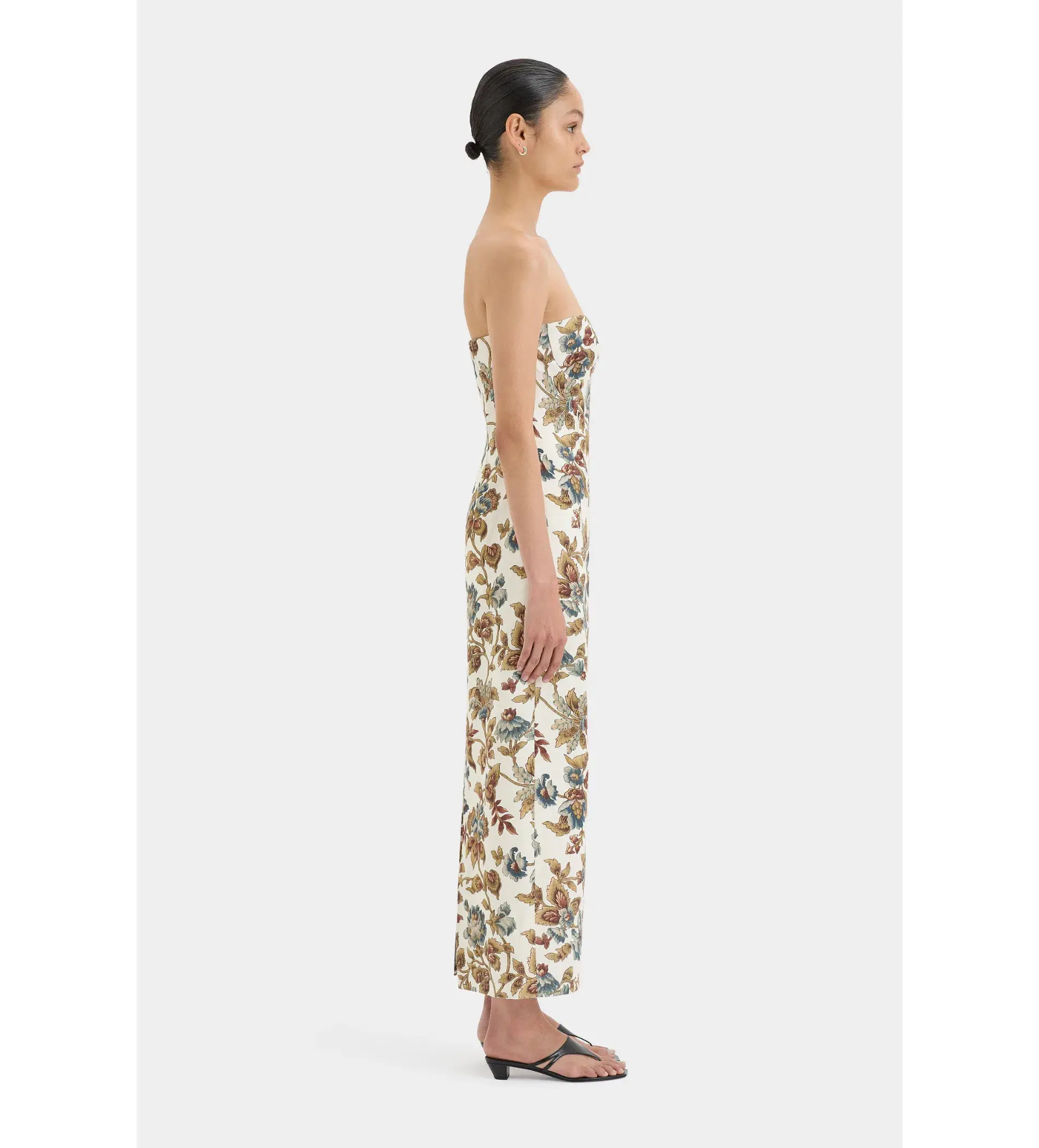 Sir the Label The Eleanora Column Midi Dress Viola Floral Print Size 1 / AU 8 - Image 2