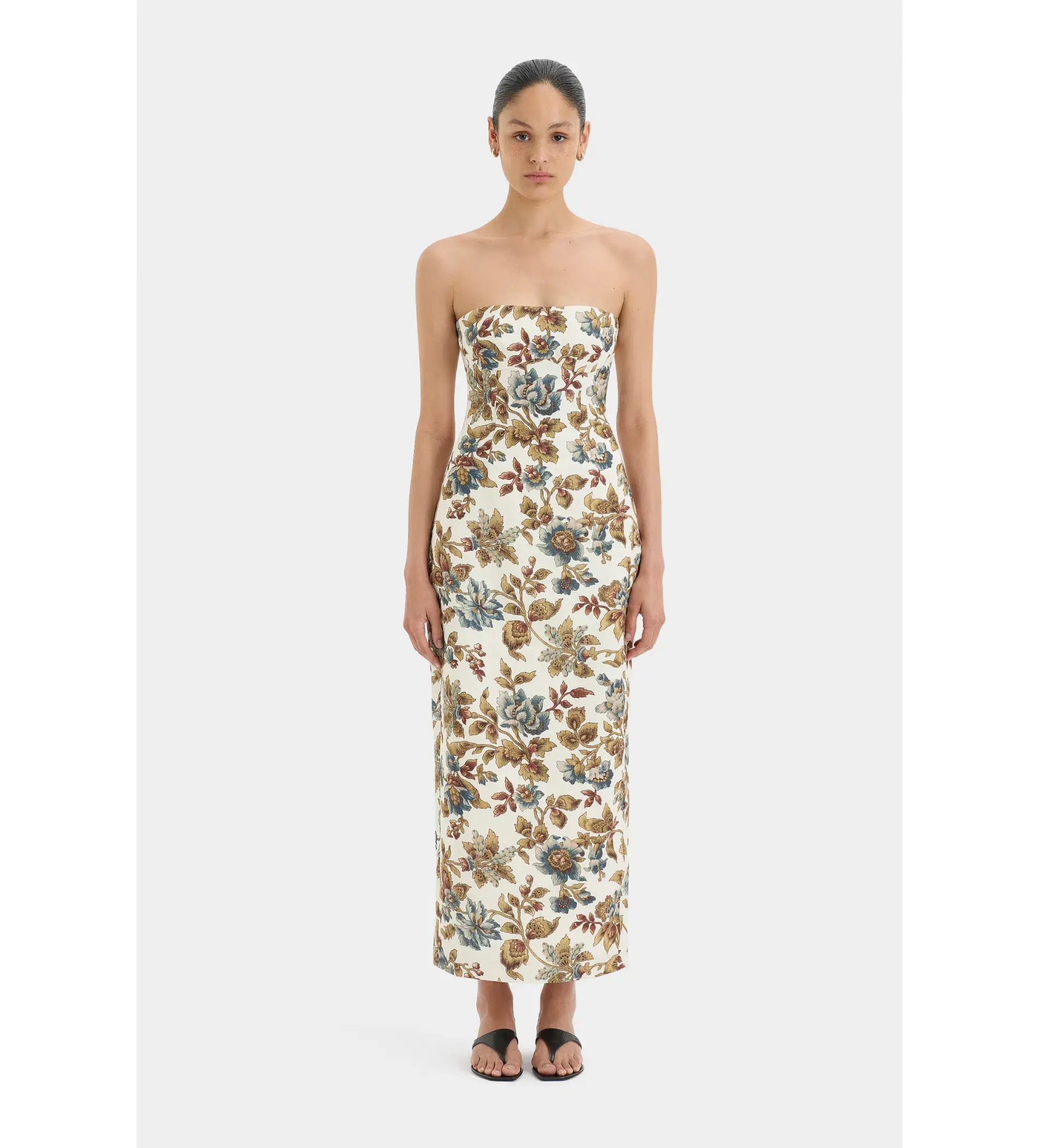Sir the Label The Eleanora Column Midi Dress Viola Floral Print Size 1 / AU 8 - Image 1