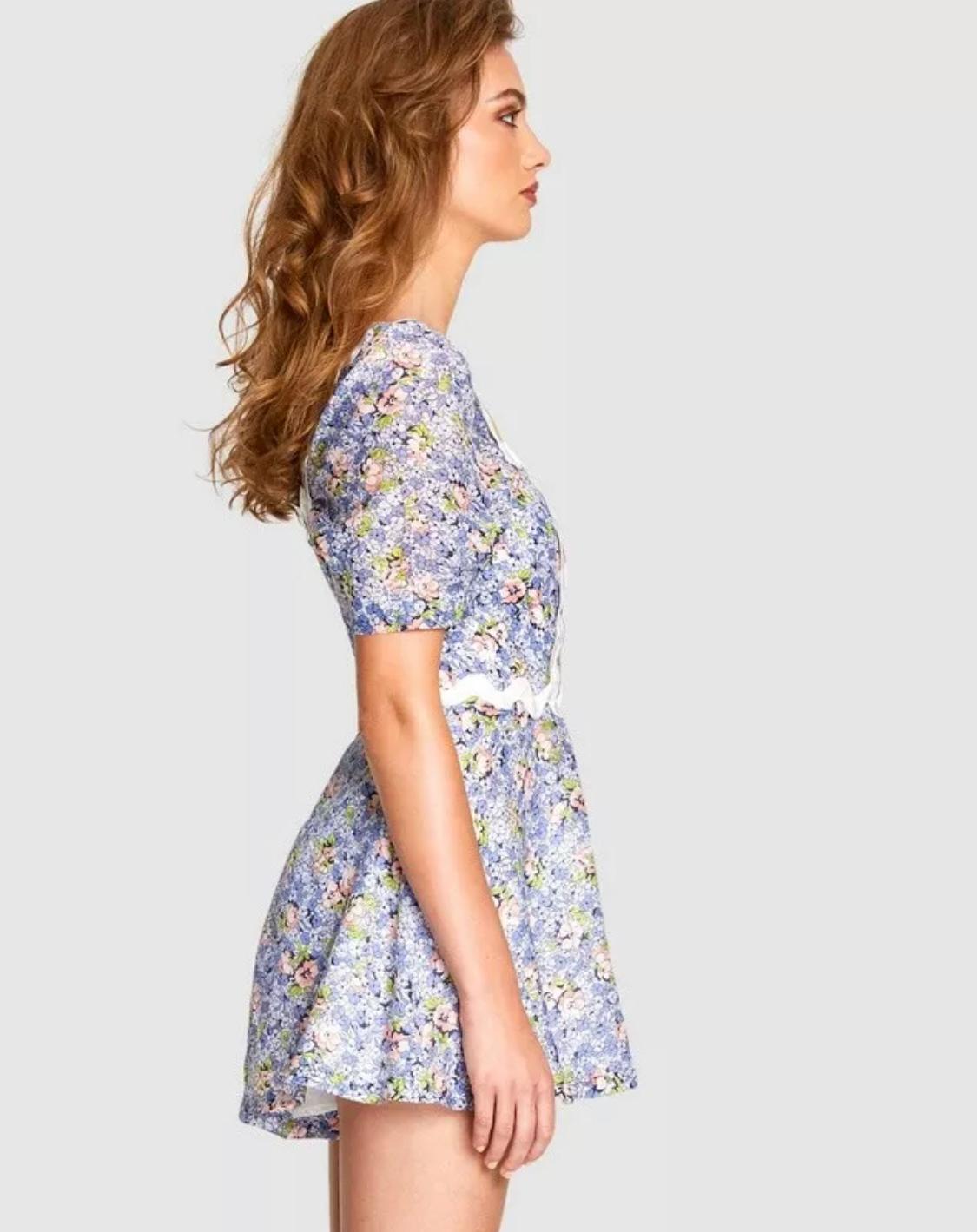 Alice McCall Lady Playsuit Blue Size 8 - Image 3