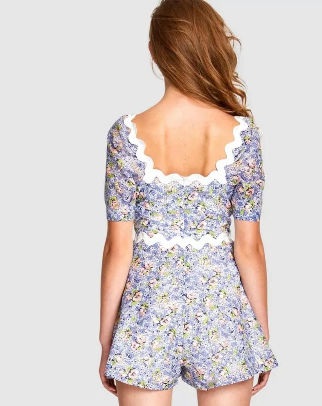 Alice McCall Lady Playsuit Blue Size 8 - Image 2