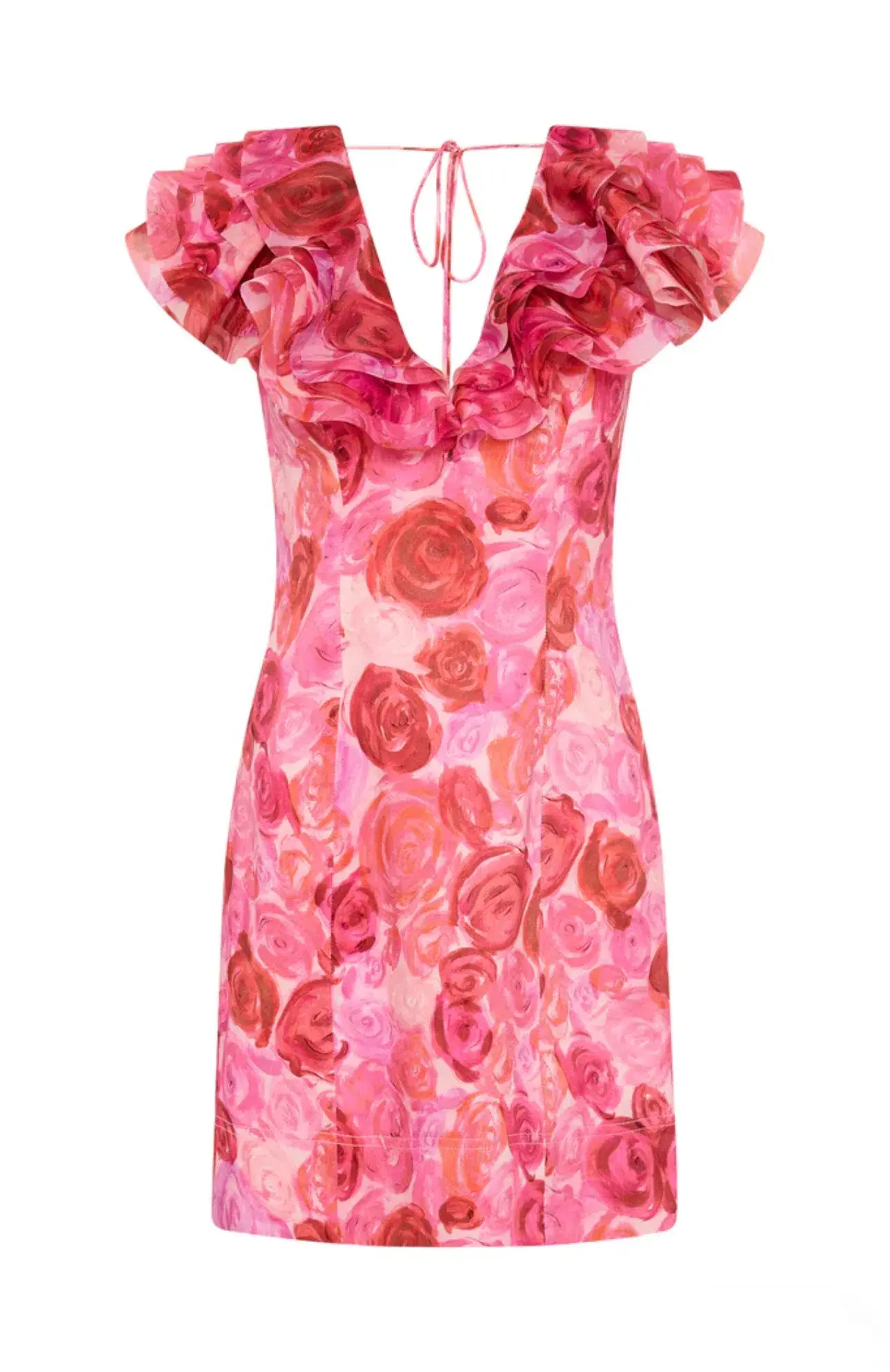 Aje Charmed Punge Mini Dress in Misty Rose Size AU 10 - Image 5