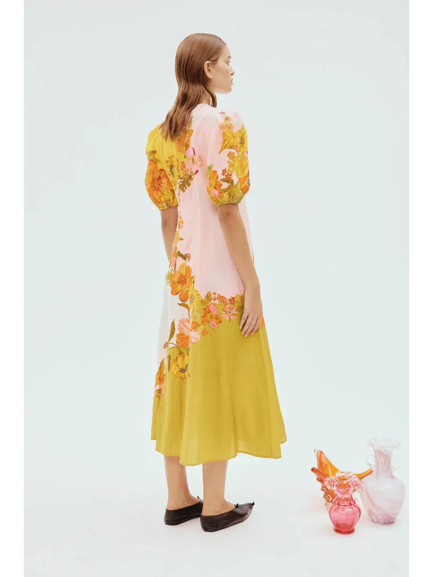 Alemais Silas Midi Dress In Multi Size AU 10 - Image 2