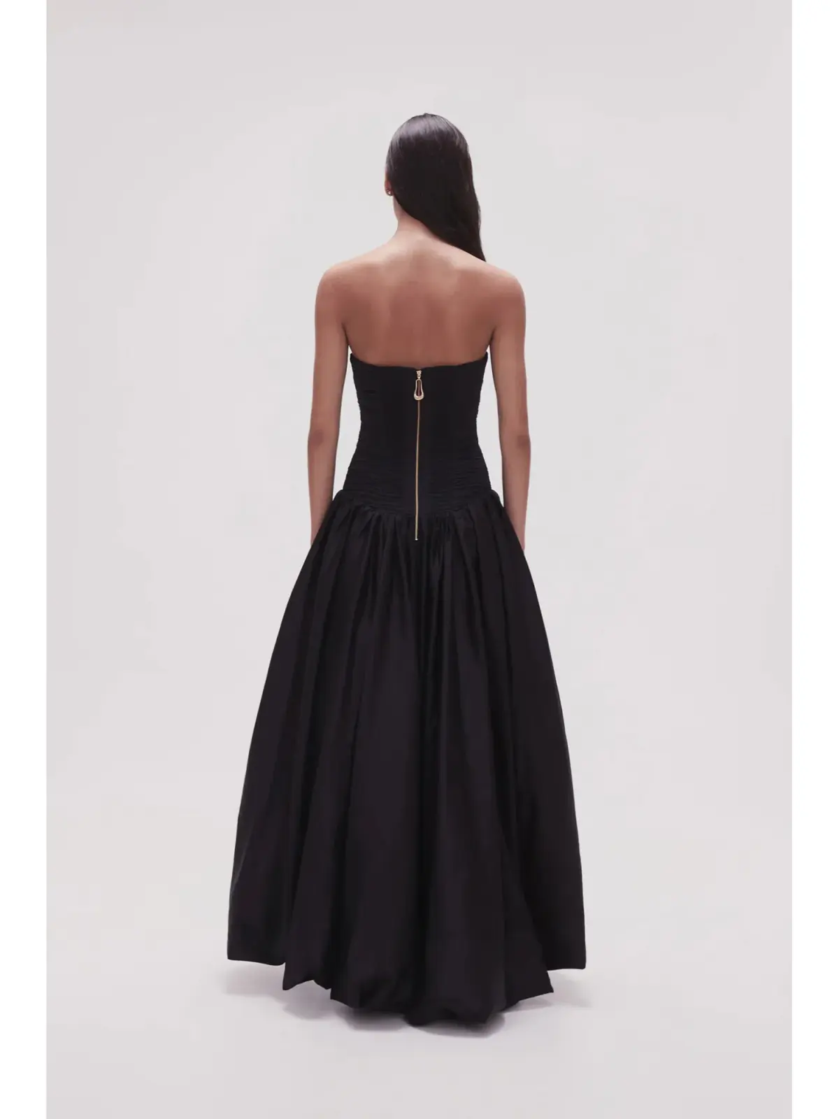 Aje Violette Bubble Hem Maxi Dress Black Size AU 12 - Image 2