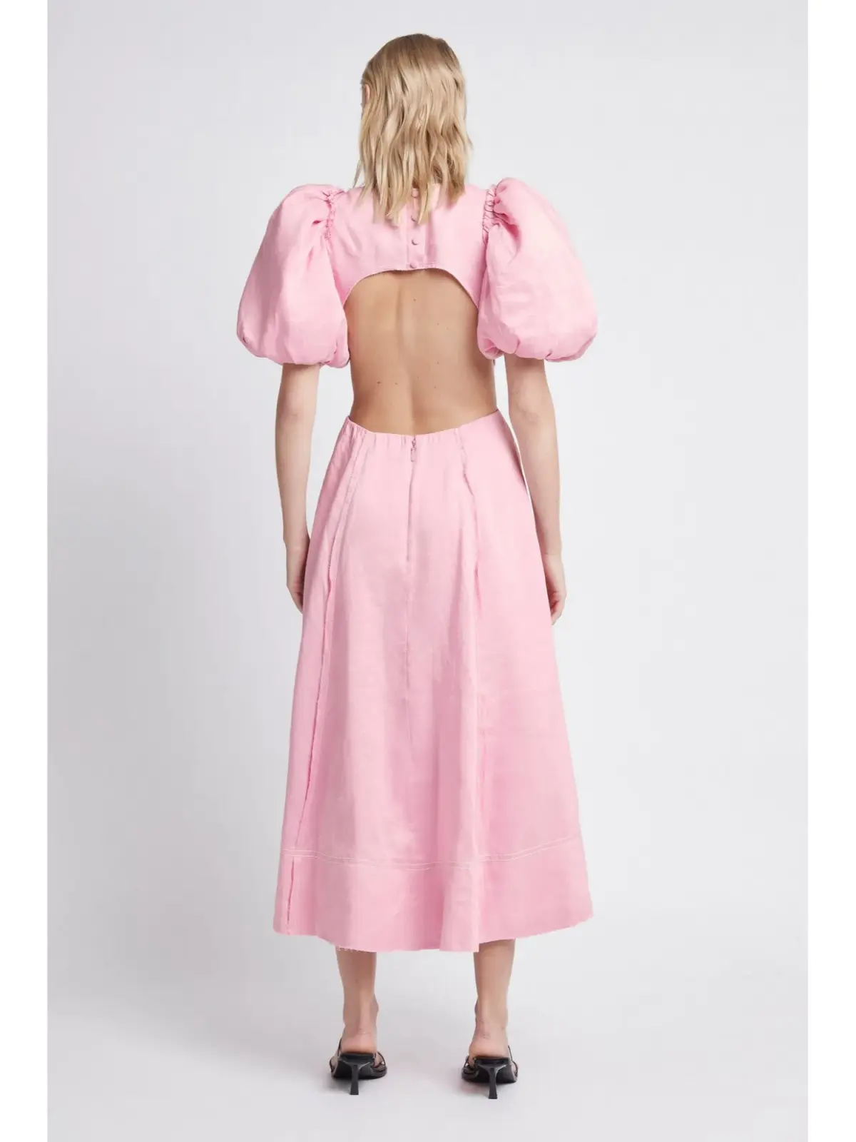 Aje Serendipity Cut Out Dress Pink Musk Size AU 8  - Image 2