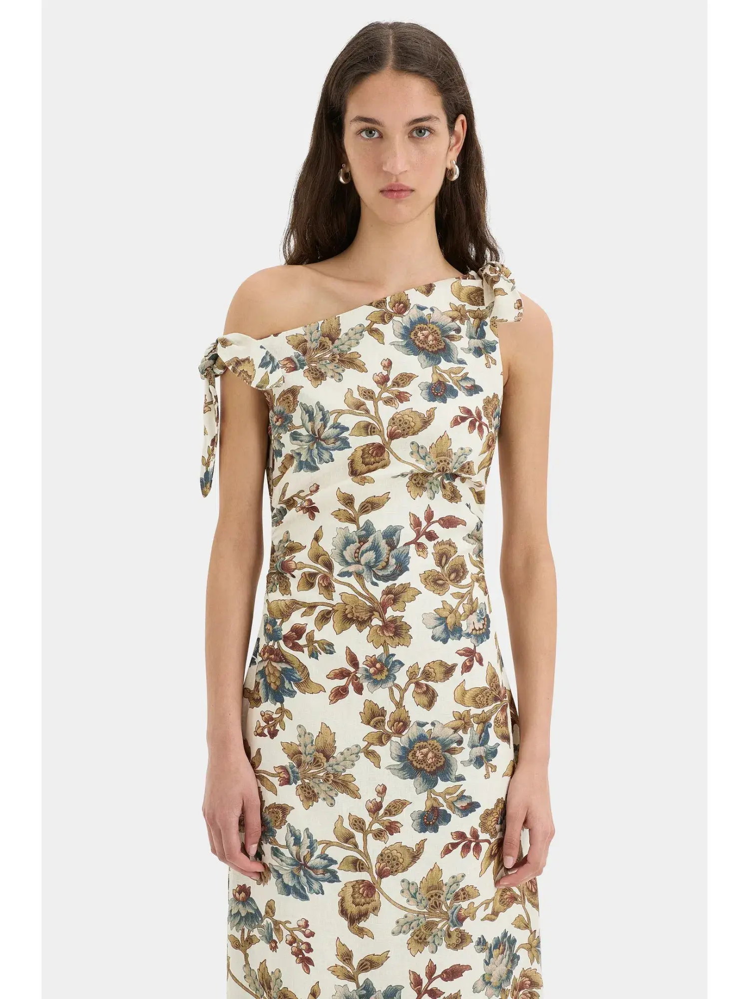 Sir The Label Eleanora Tie Shoulder Dress in Viola Print Size 3 / AU 12 - Image 2