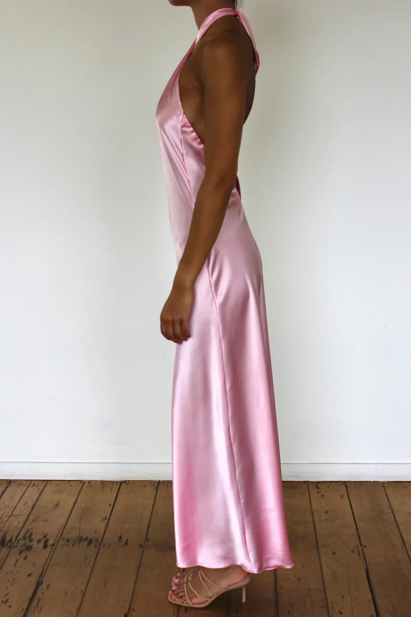 YLD Design Crossover Maxi Dress in Pink Size S / AU 8 - Image 2