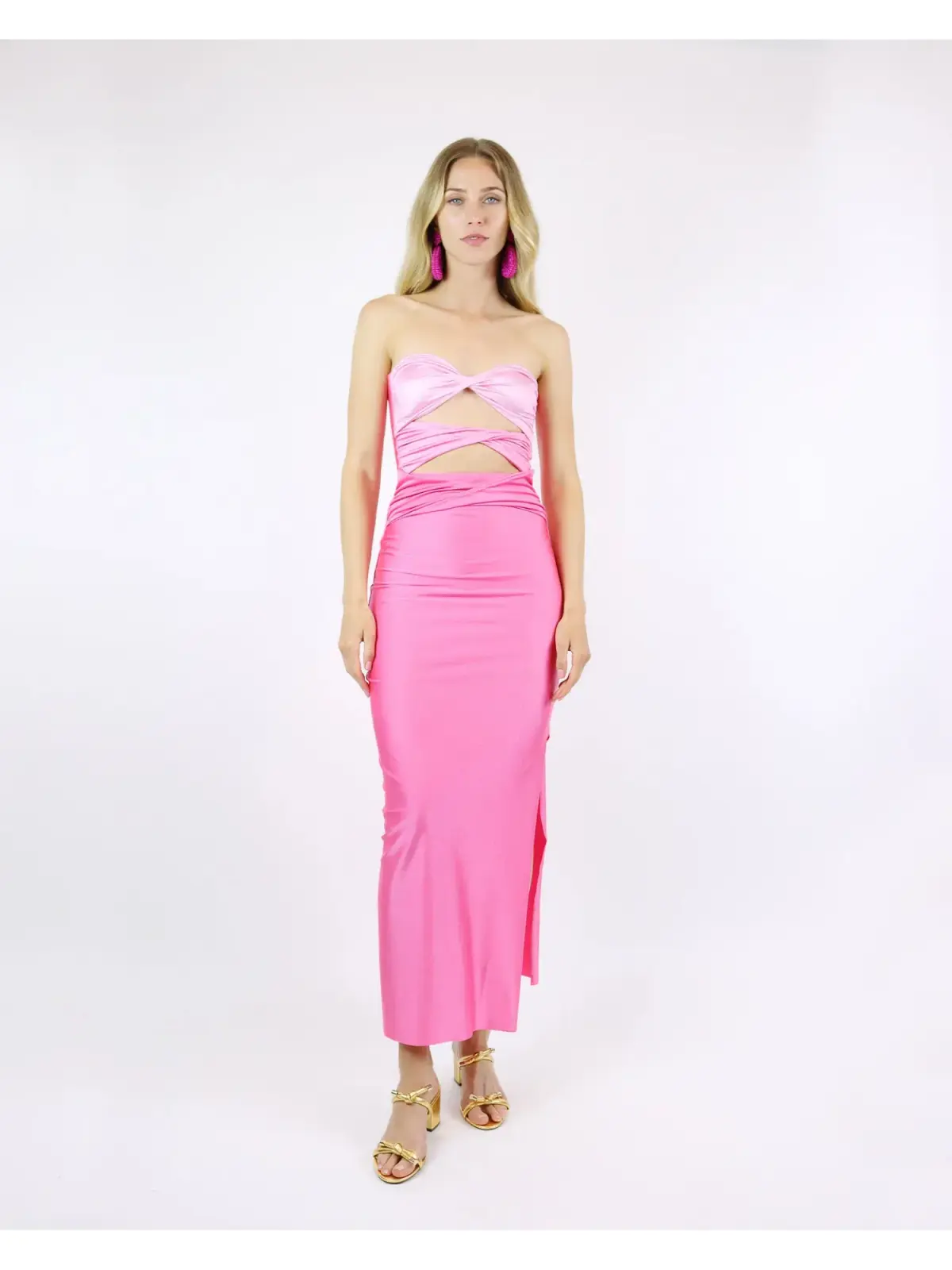 Baobab Ola Maxi Dress in Moonstone Pink Size Small / AU 8 - Image 1