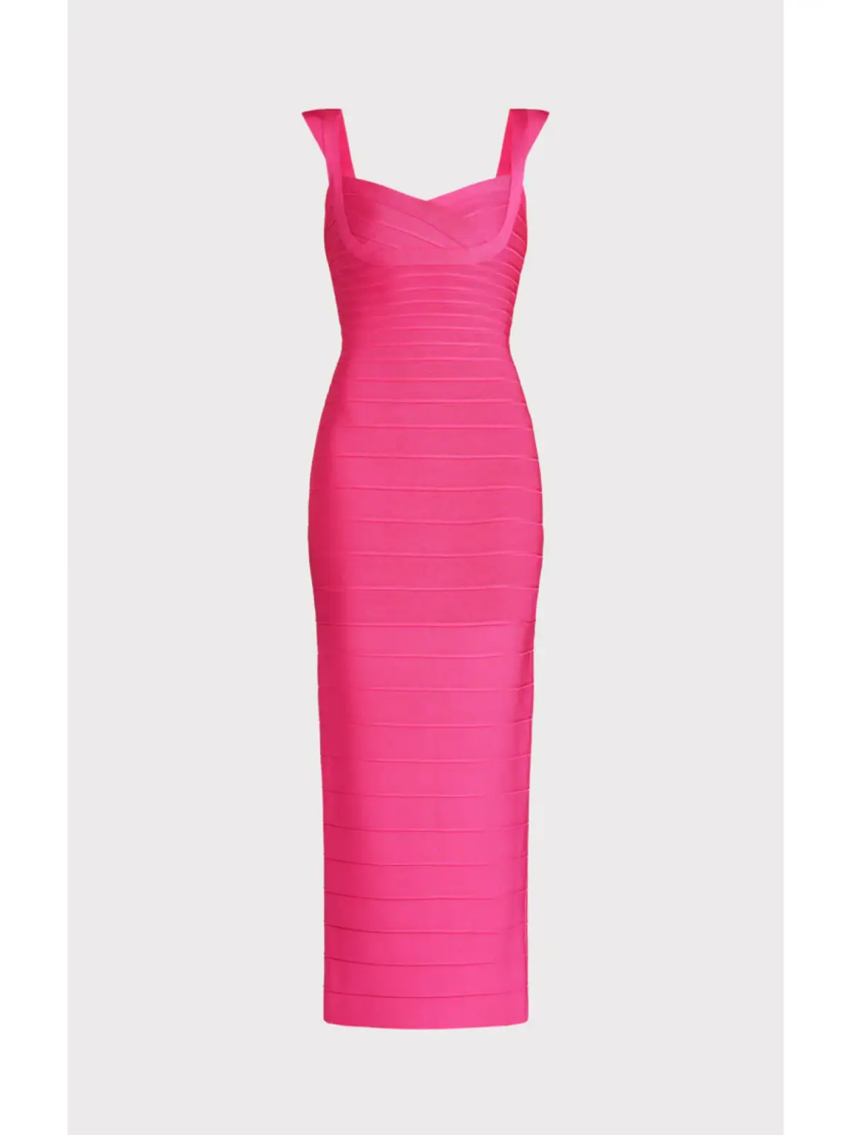 Herve Leger Fluted Bandage Gown in Pink Size Small / AU 8 - Image 4