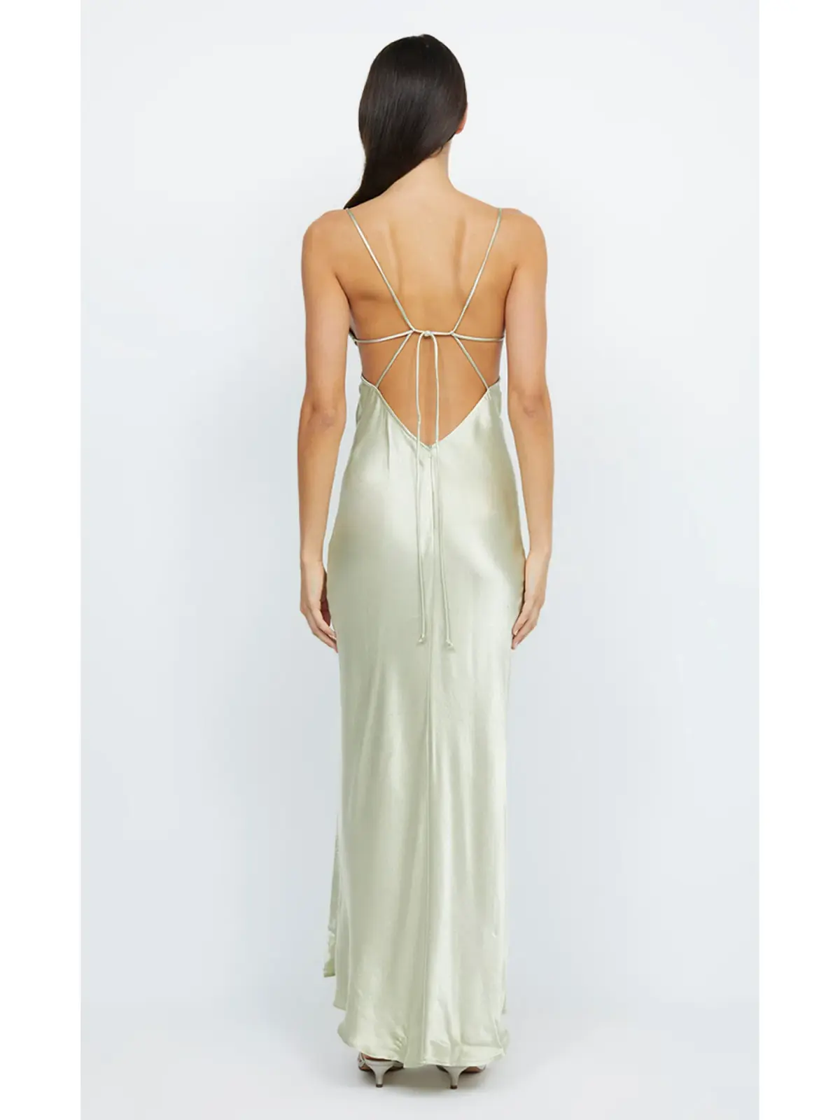 Bec & Bridge Indi Strappy Maxi Dress in Honeydew Size AU 6 - Image 3