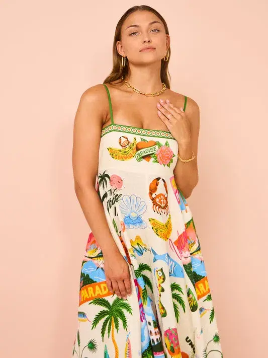 Alemais  Paradiso Sundress In Multi Size 16 - Image 3