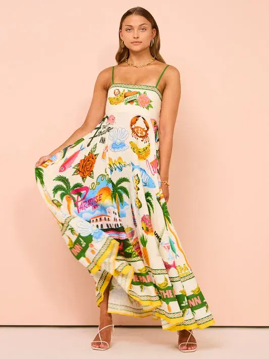 Alemais  Paradiso Sundress In Multi Size 16 - Image 2