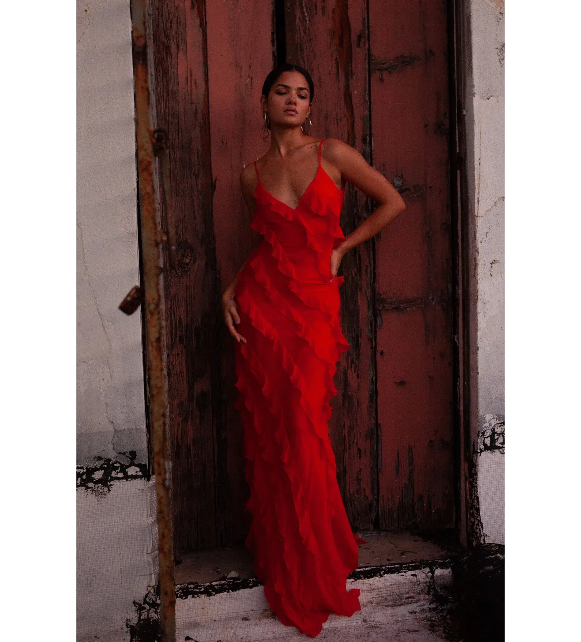 Rat & Boa Cecelia Dress Red Size XS /Au 6 - Image 1